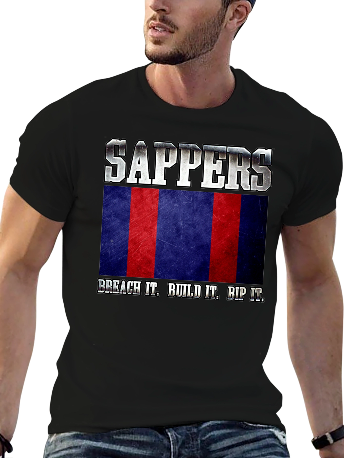 Sappers Military T-Shirt - Breach Build Bip