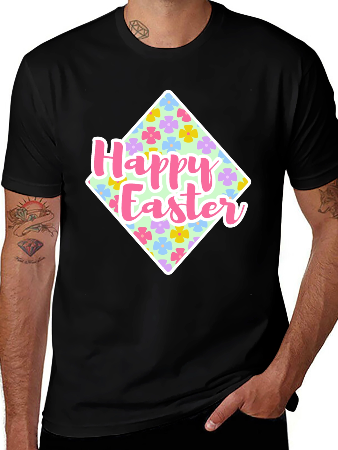Happy Easter Floral T-Shirt