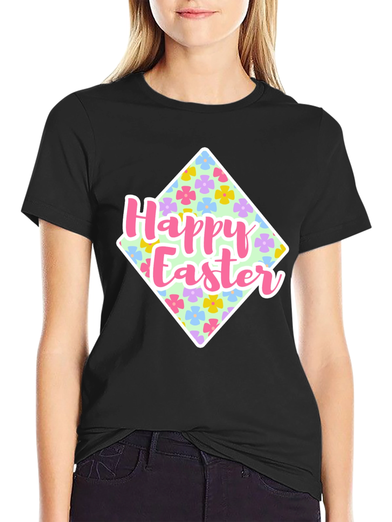 Happy Easter Floral T-Shirt