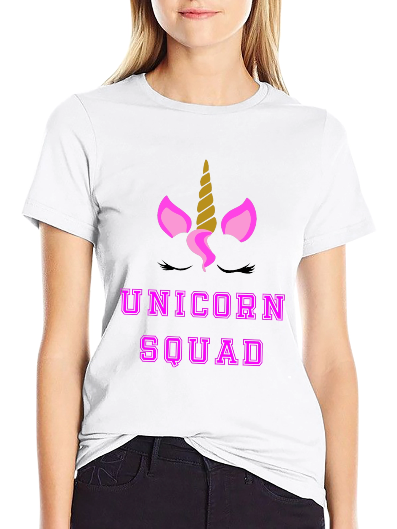 Unicorn Squad Graphic Tee - Black