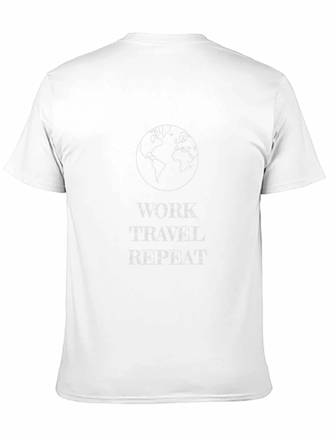 Work Travel Repeat Graphic T-Shirt