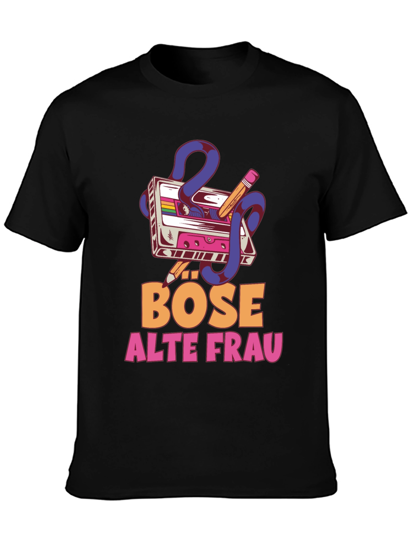 Bose Alte Frau Graphic T-Shirt