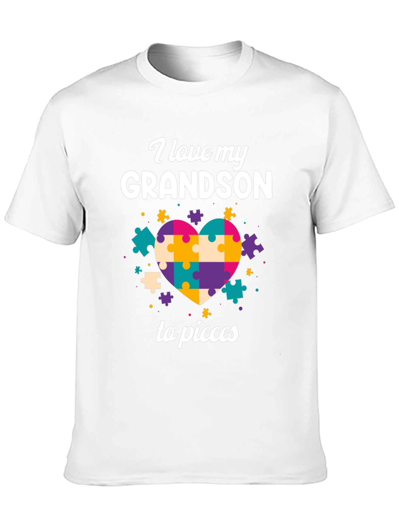 Autism Awareness Grandson T-Shirt