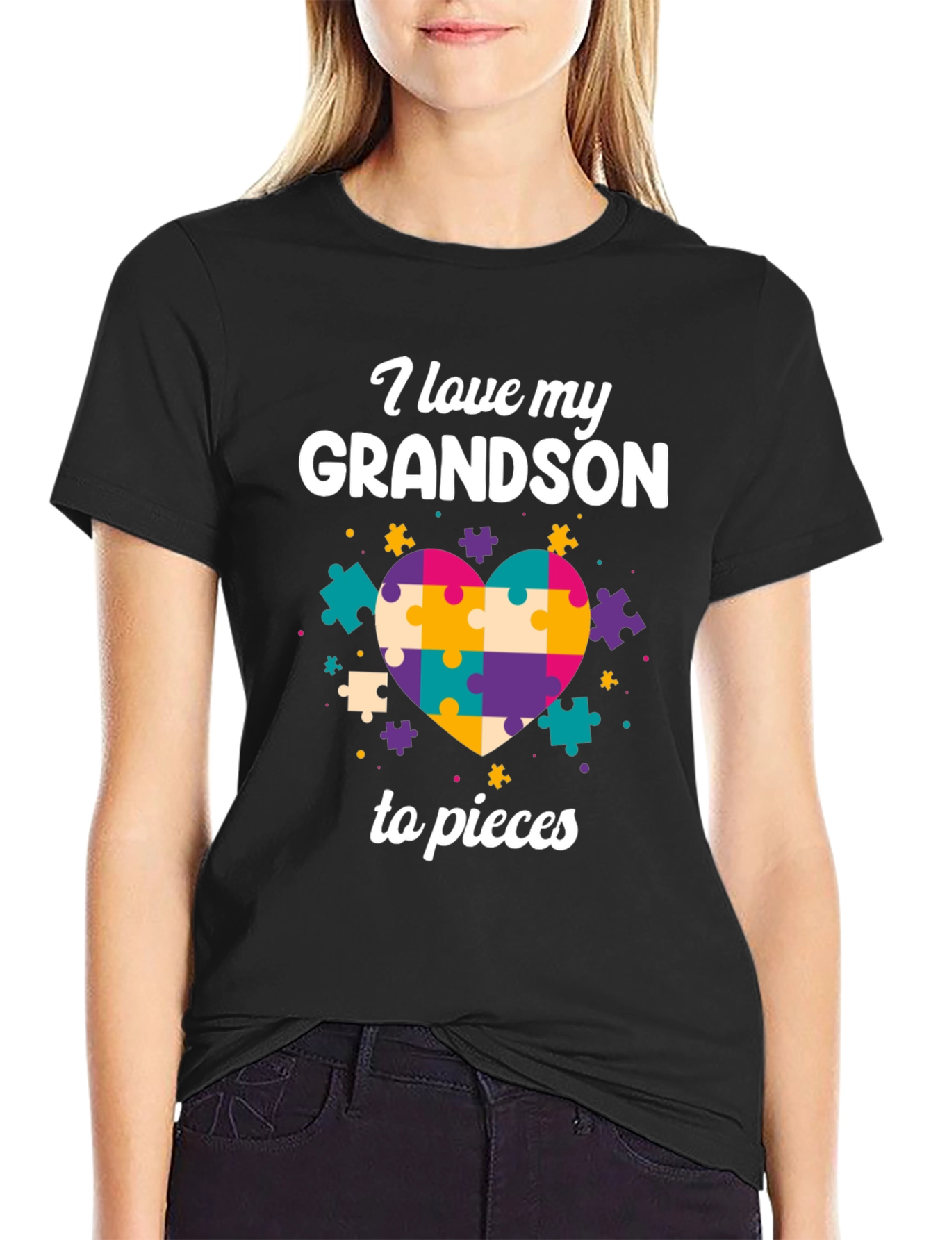 Autism Awareness Grandson T-Shirt