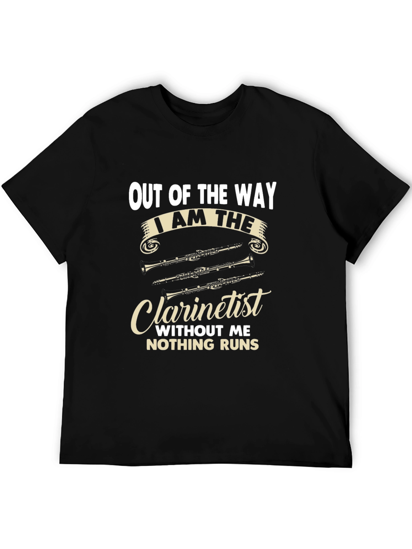 Out of the Way Clarinetist T-Shirt