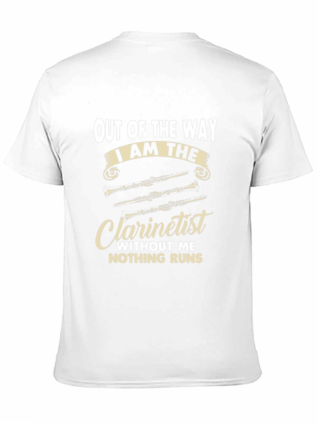 Out of the Way Clarinetist T-Shirt