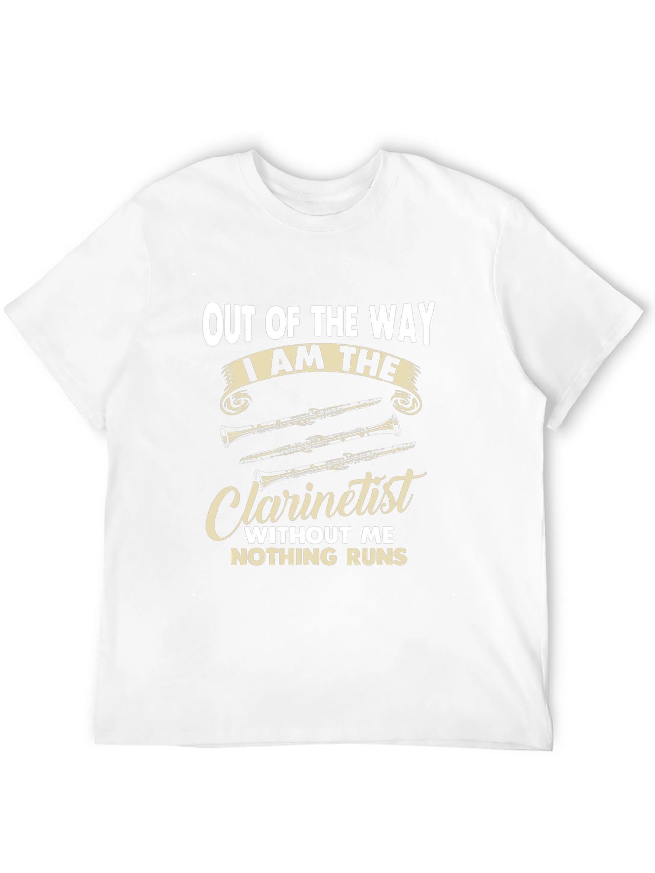 Out of the Way Clarinetist T-Shirt