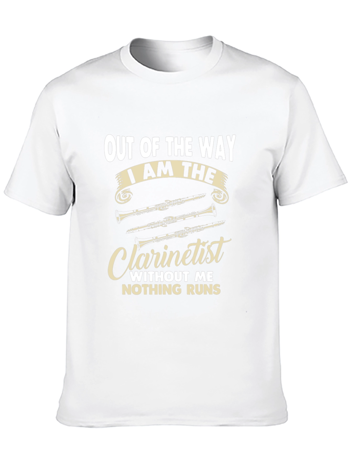 Out of the Way Clarinetist T-Shirt