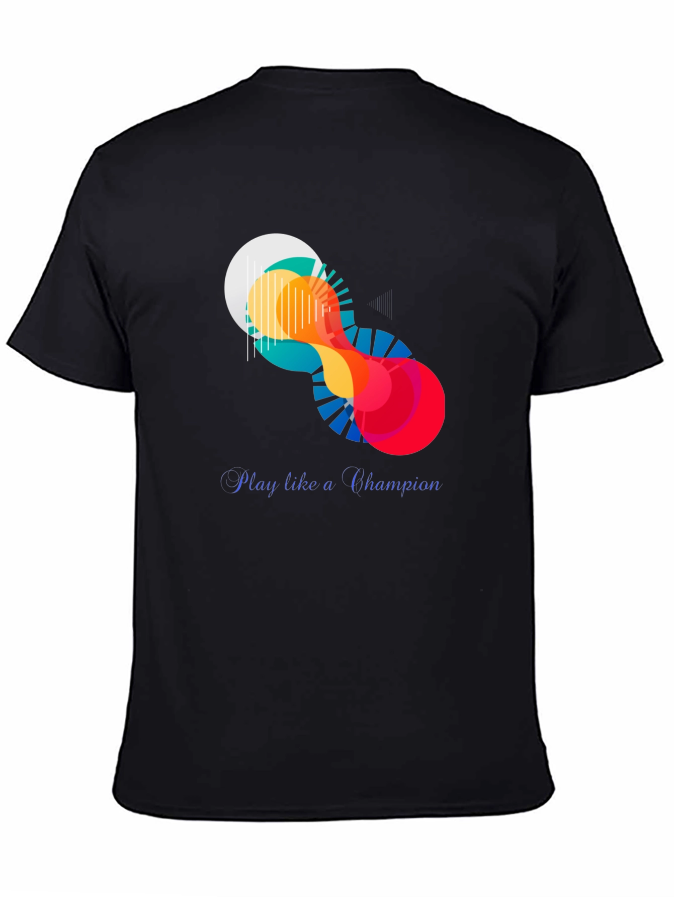 Abstract Art Graphic Tee - Play Like a Champion