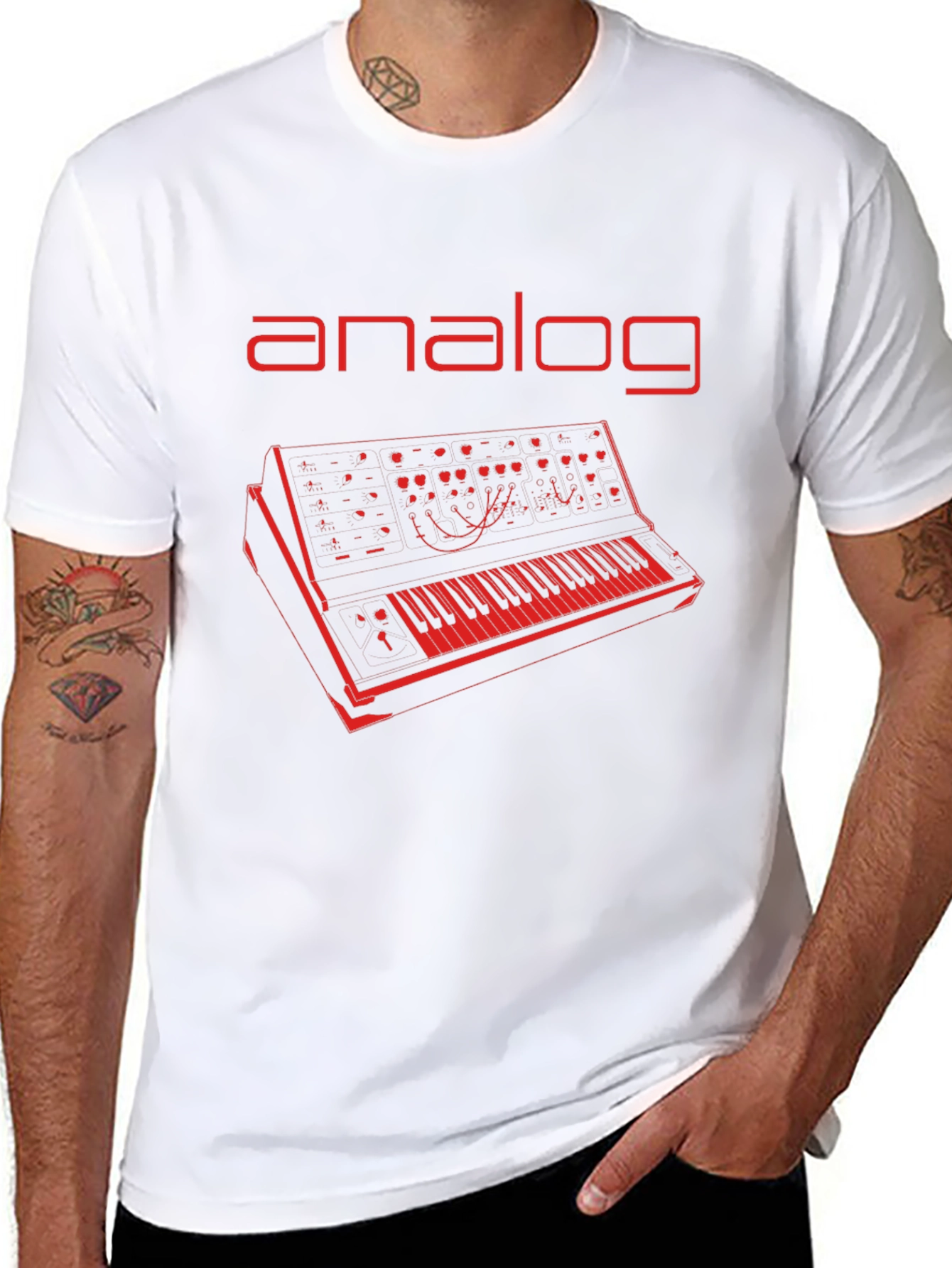 Analog Synth T-Shirt - Music Producer Tee