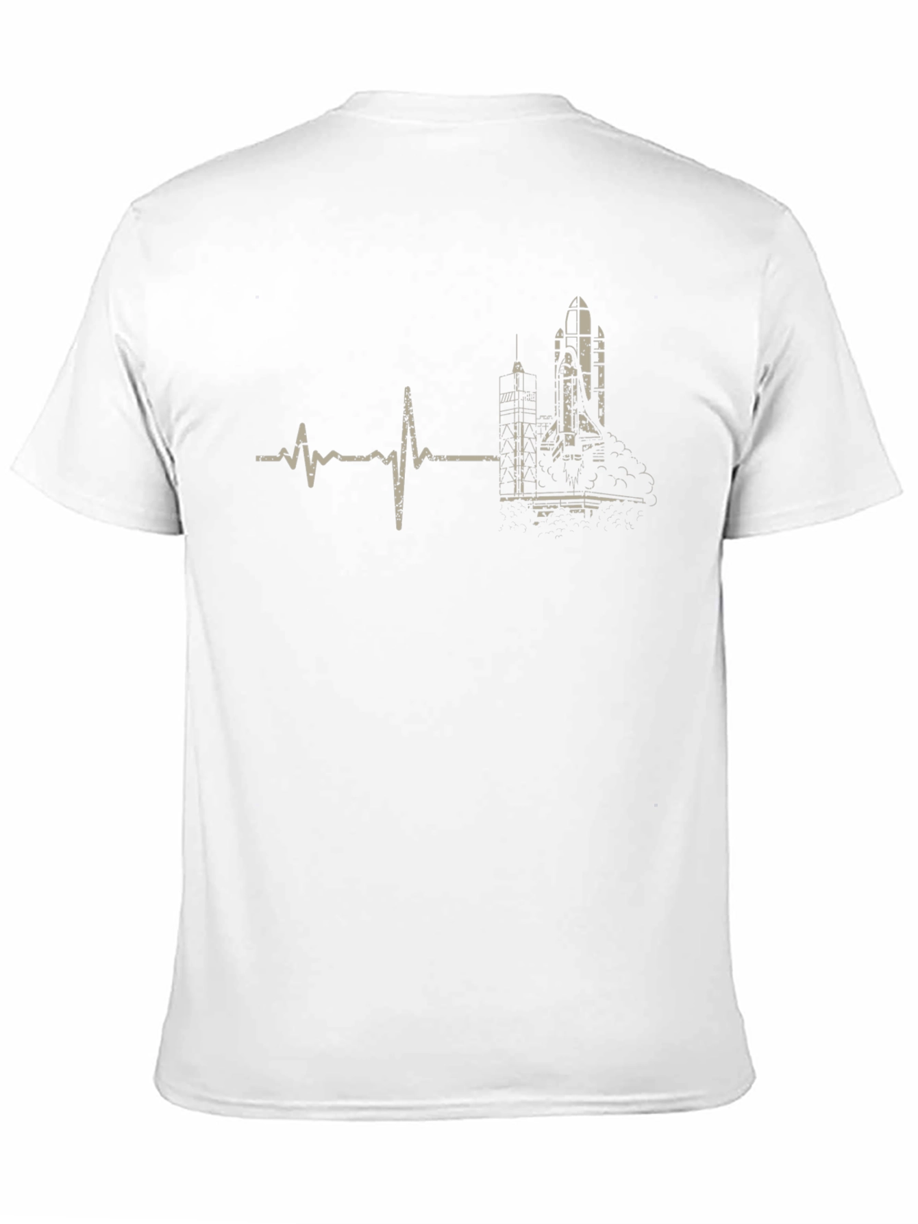 Rocket Launch Heartbeat Graphic Tee