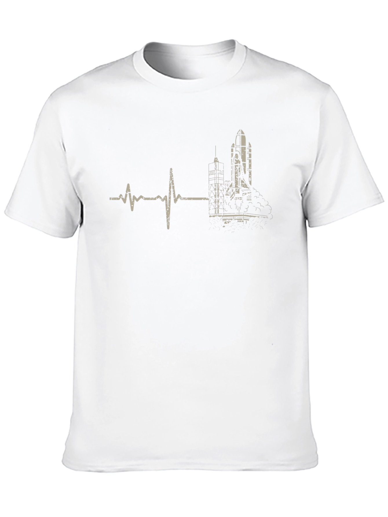 Rocket Launch Heartbeat Graphic Tee