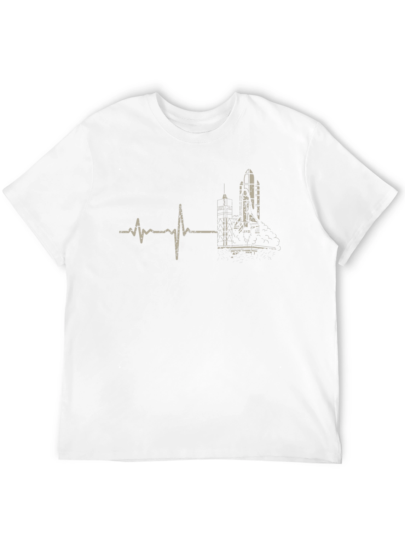 Rocket Launch Heartbeat Graphic Tee