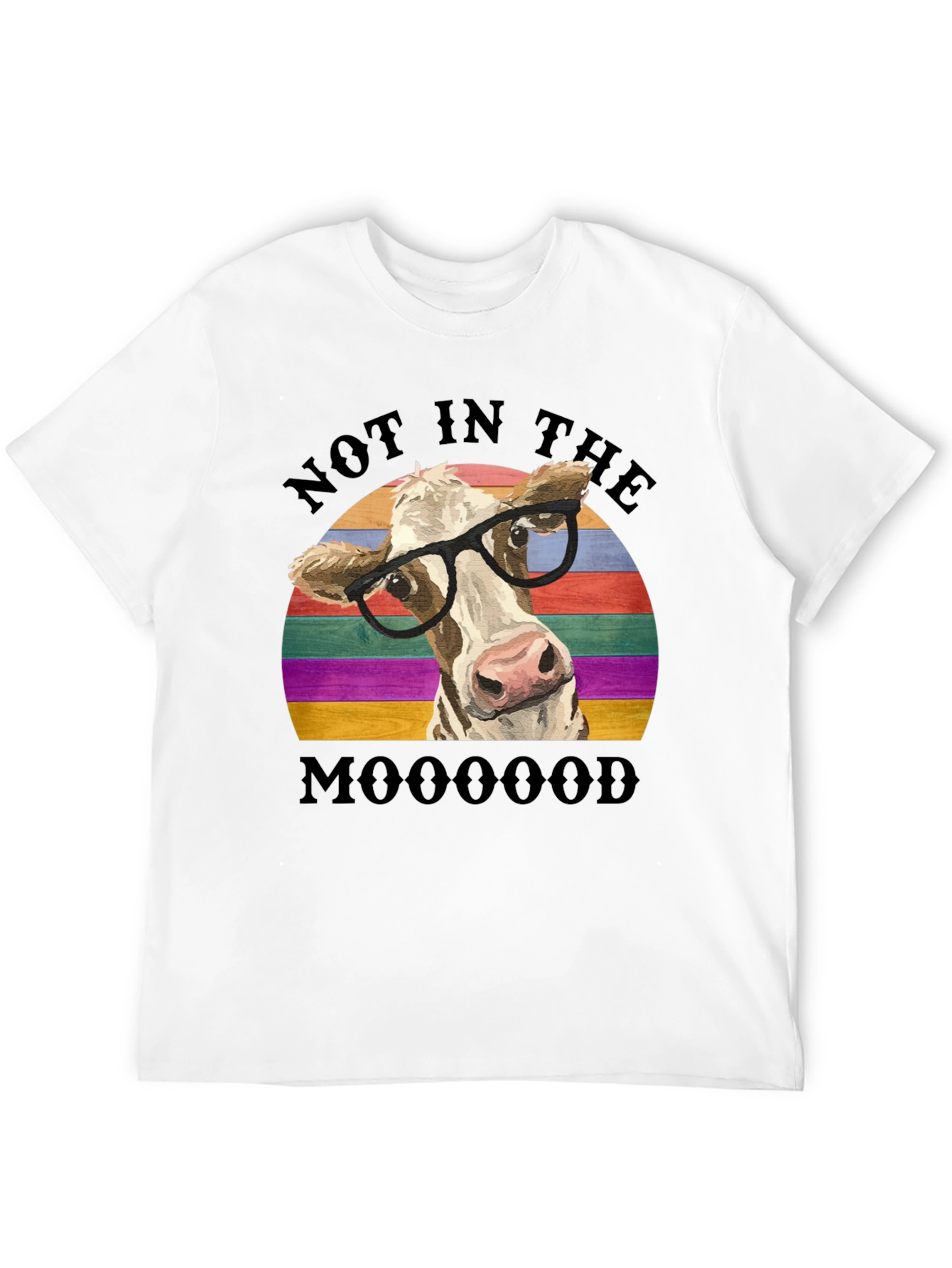 Funny Cow Not in the Mooood T-Shirt