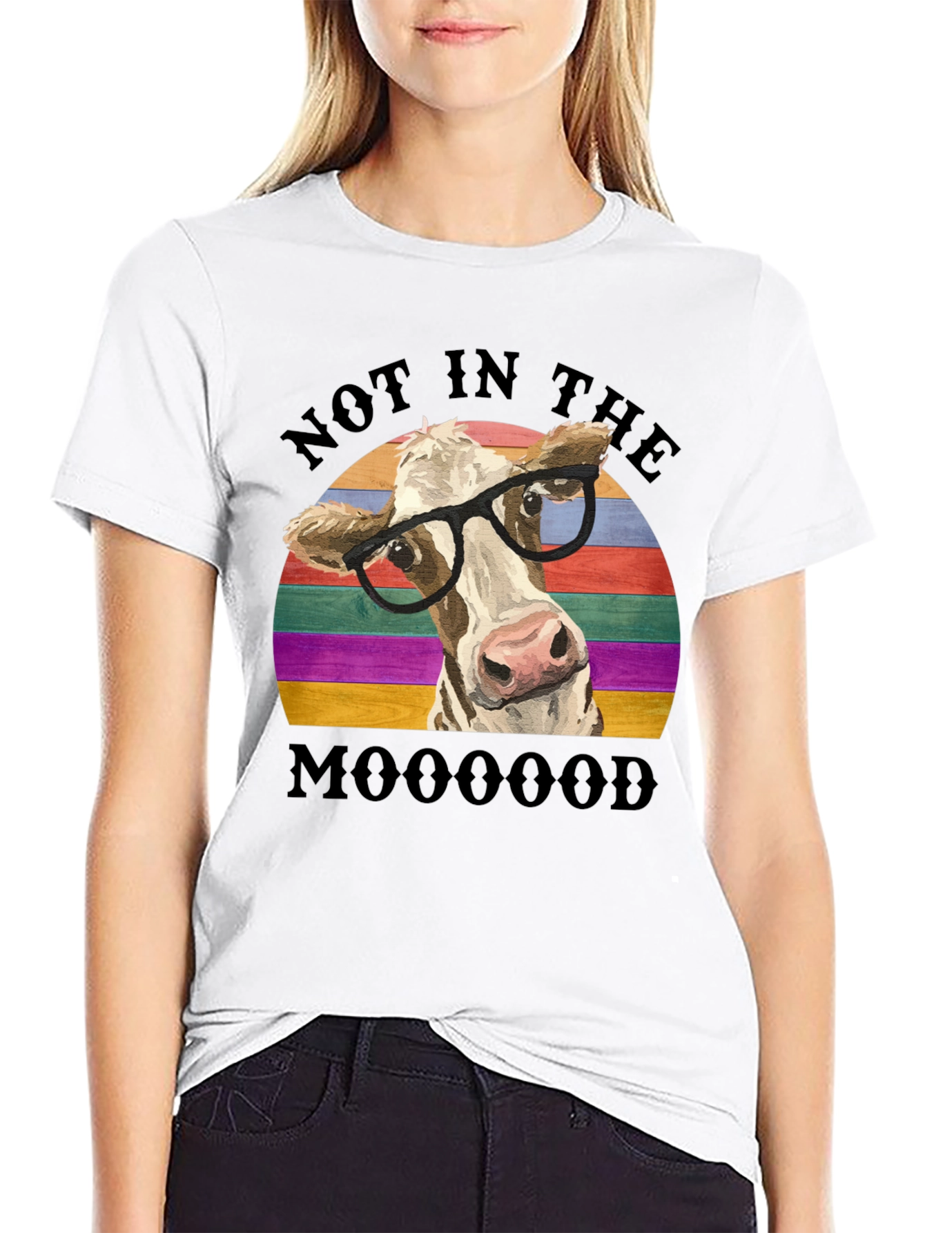 Funny Cow Not in the Mooood T-Shirt