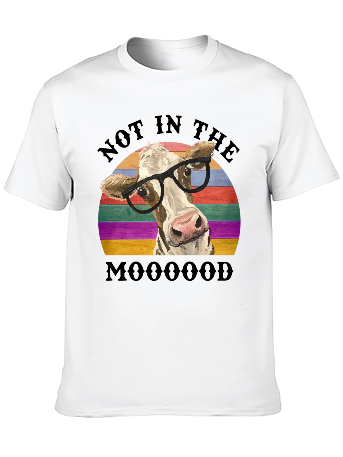 Funny Cow Not in the Mooood T-Shirt