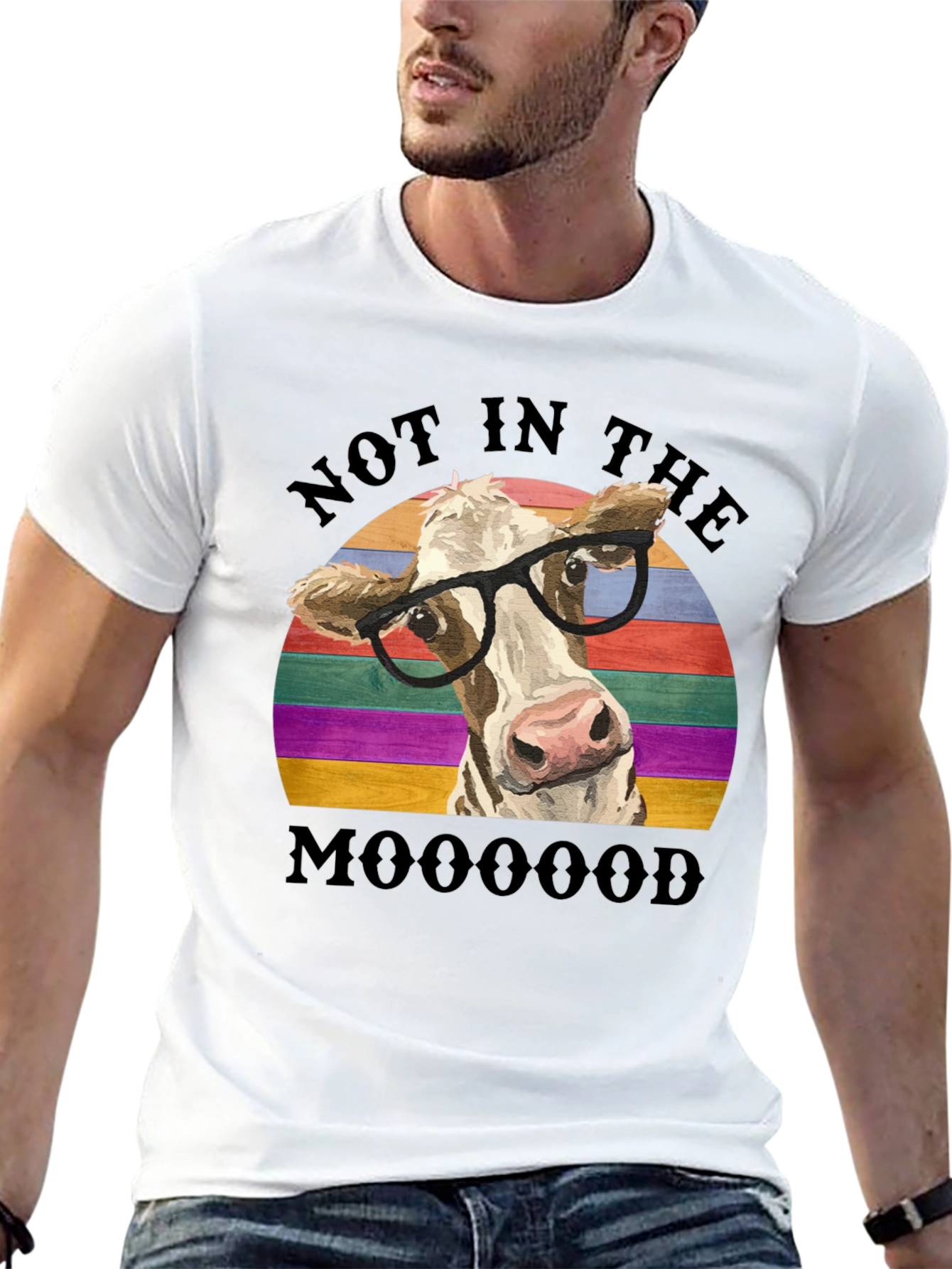 Funny Cow Not in the Mooood T-Shirt