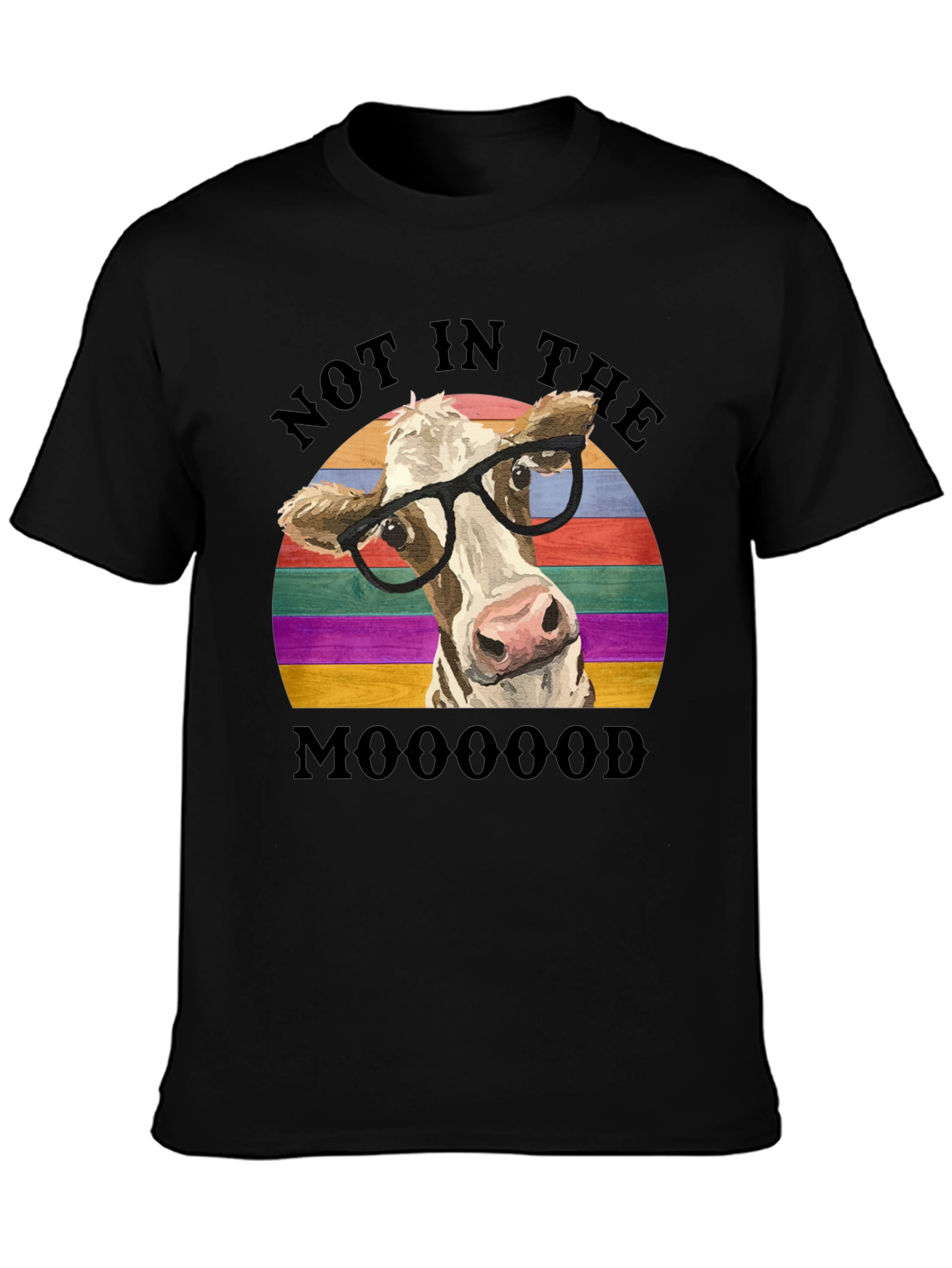 Funny Cow Not in the Mooood T-Shirt