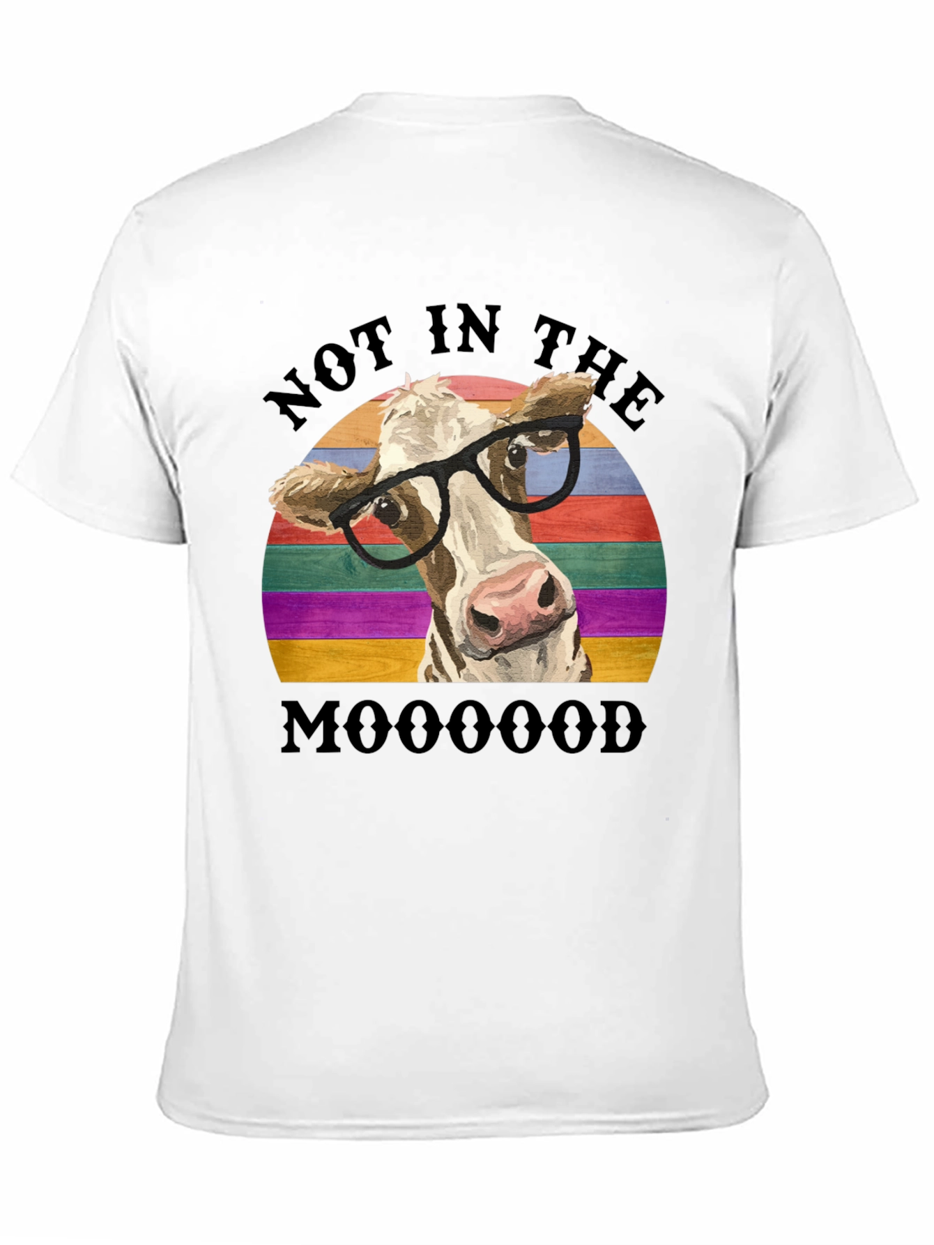 Funny Cow Not in the Mooood T-Shirt