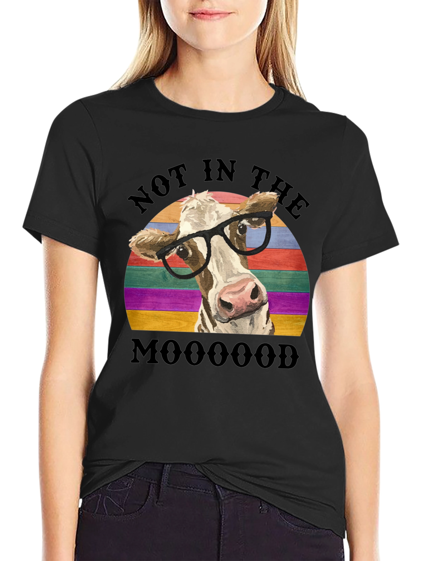 Funny Cow Not in the Mooood T-Shirt
