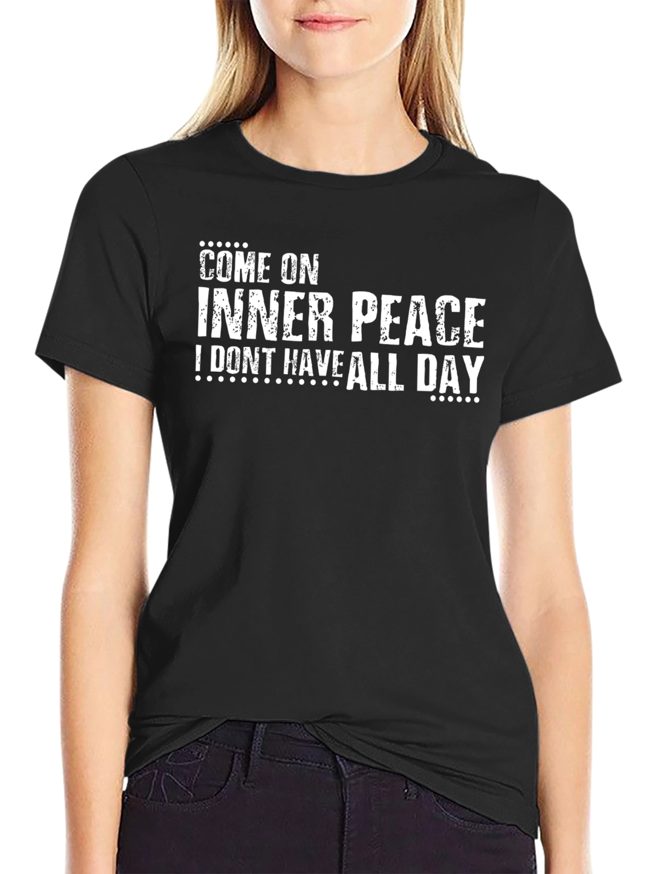 Come On Inner Peace T-Shirt - Funny Slogan Tee
