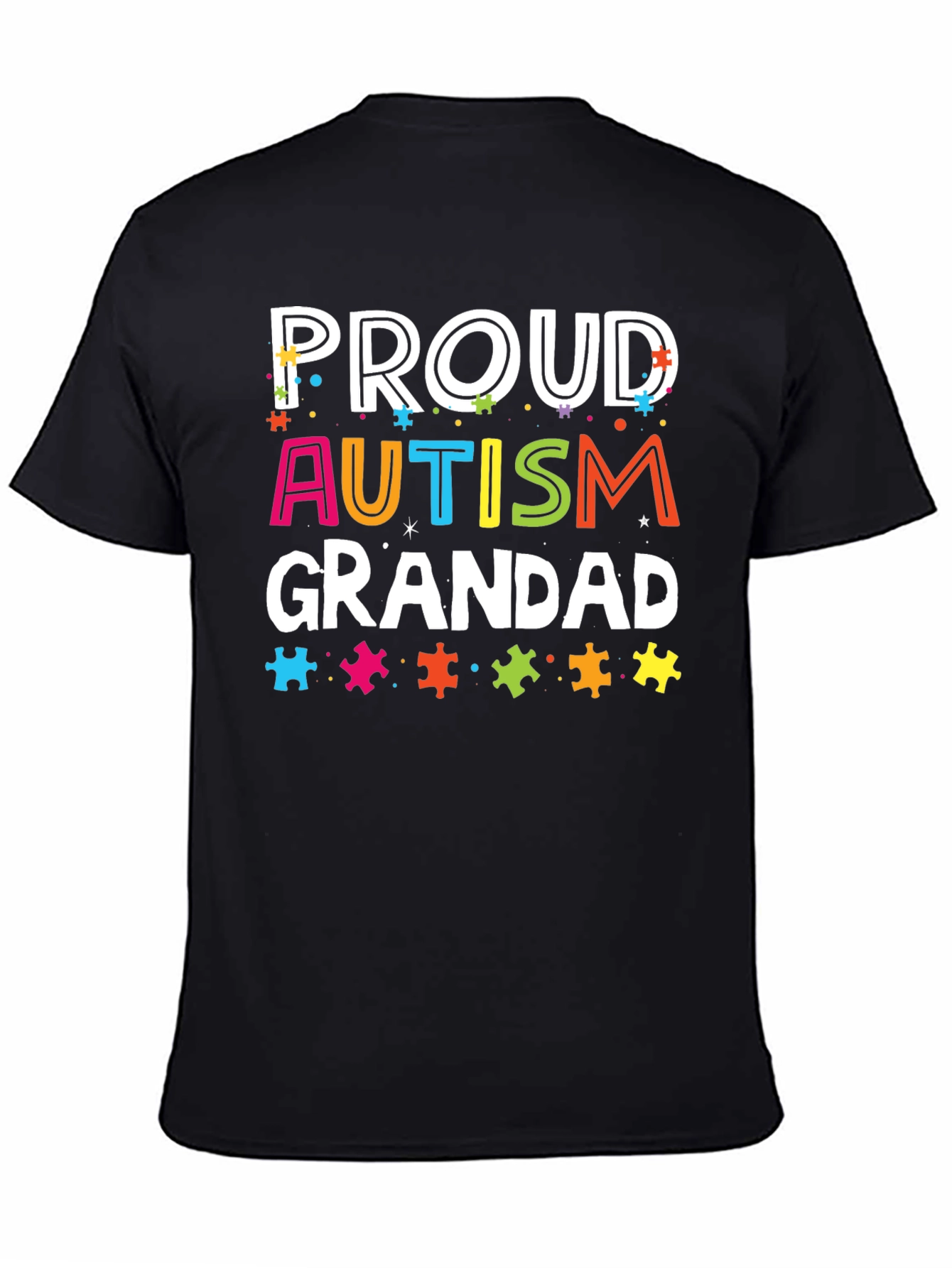 Proud Autism Grandad T-Shirt