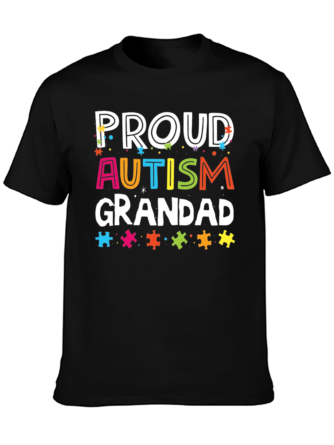 Proud Autism Grandad T-Shirt