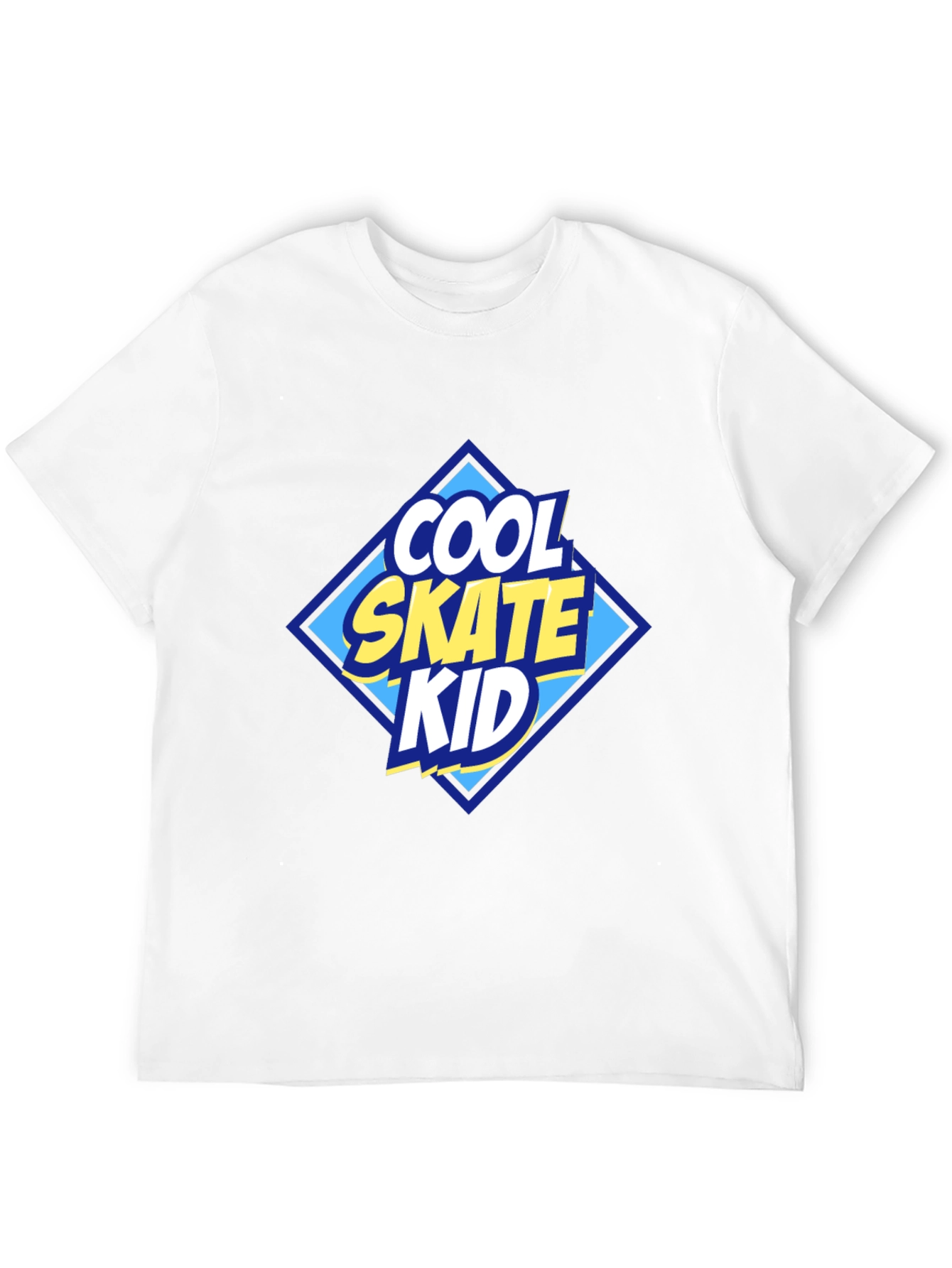 Cool Skate Kid Graphic T-Shirt - Black