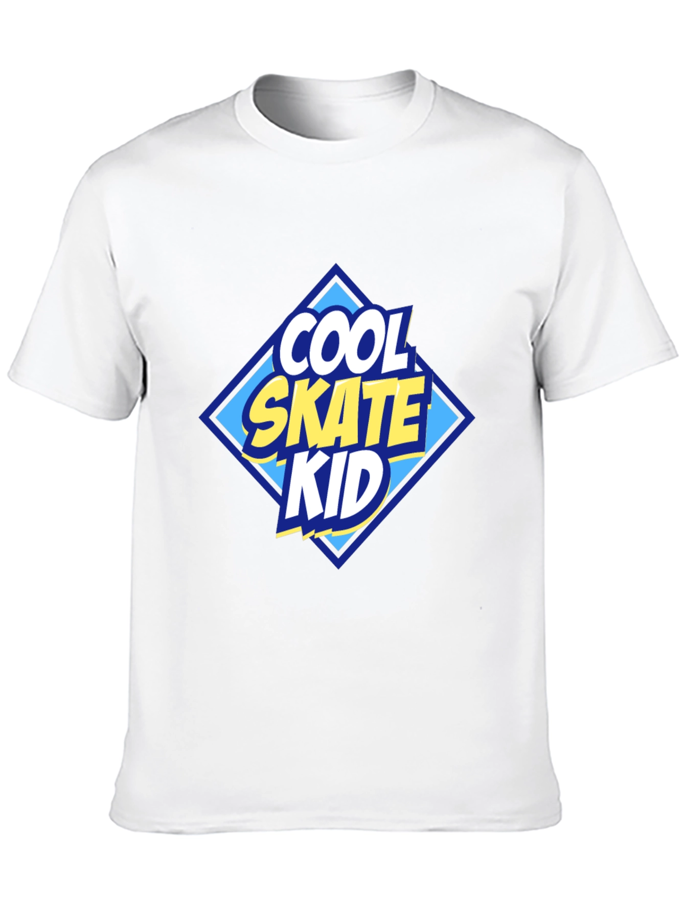Cool Skate Kid Graphic T-Shirt - Black