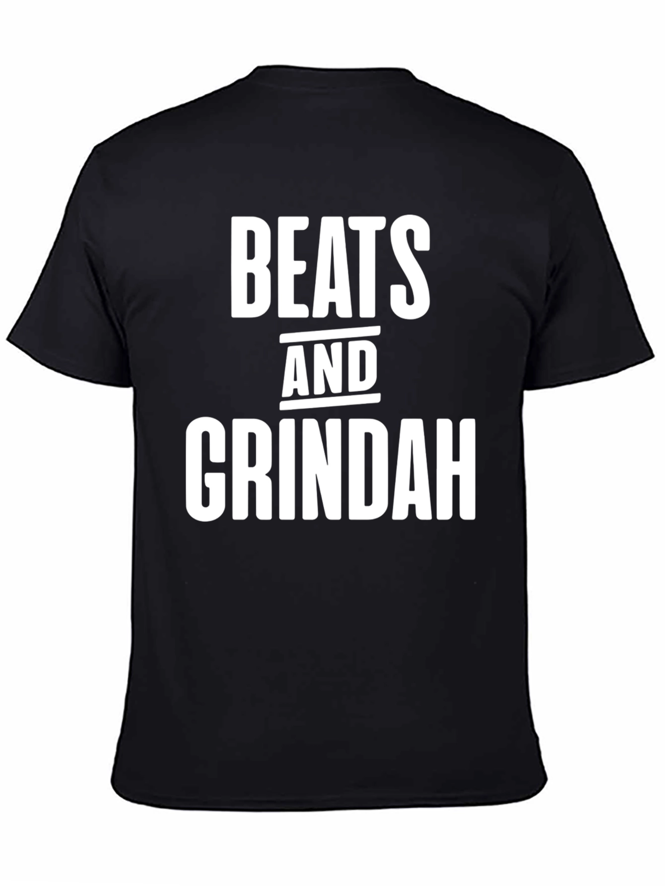 Beats and Grindah Black T-Shirt