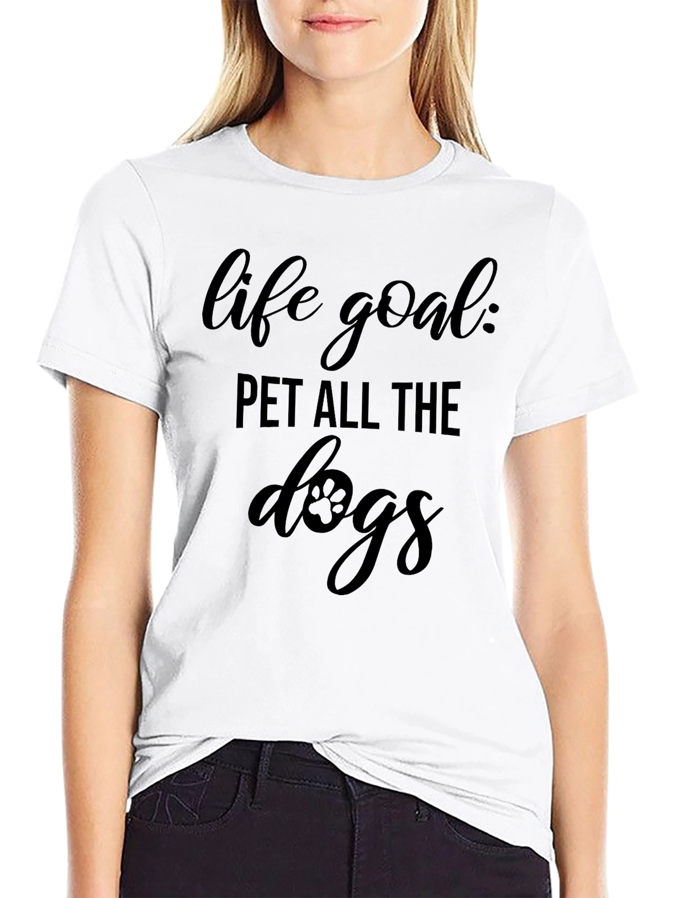 Life Goal Pet All The Dogs Graphic Tee