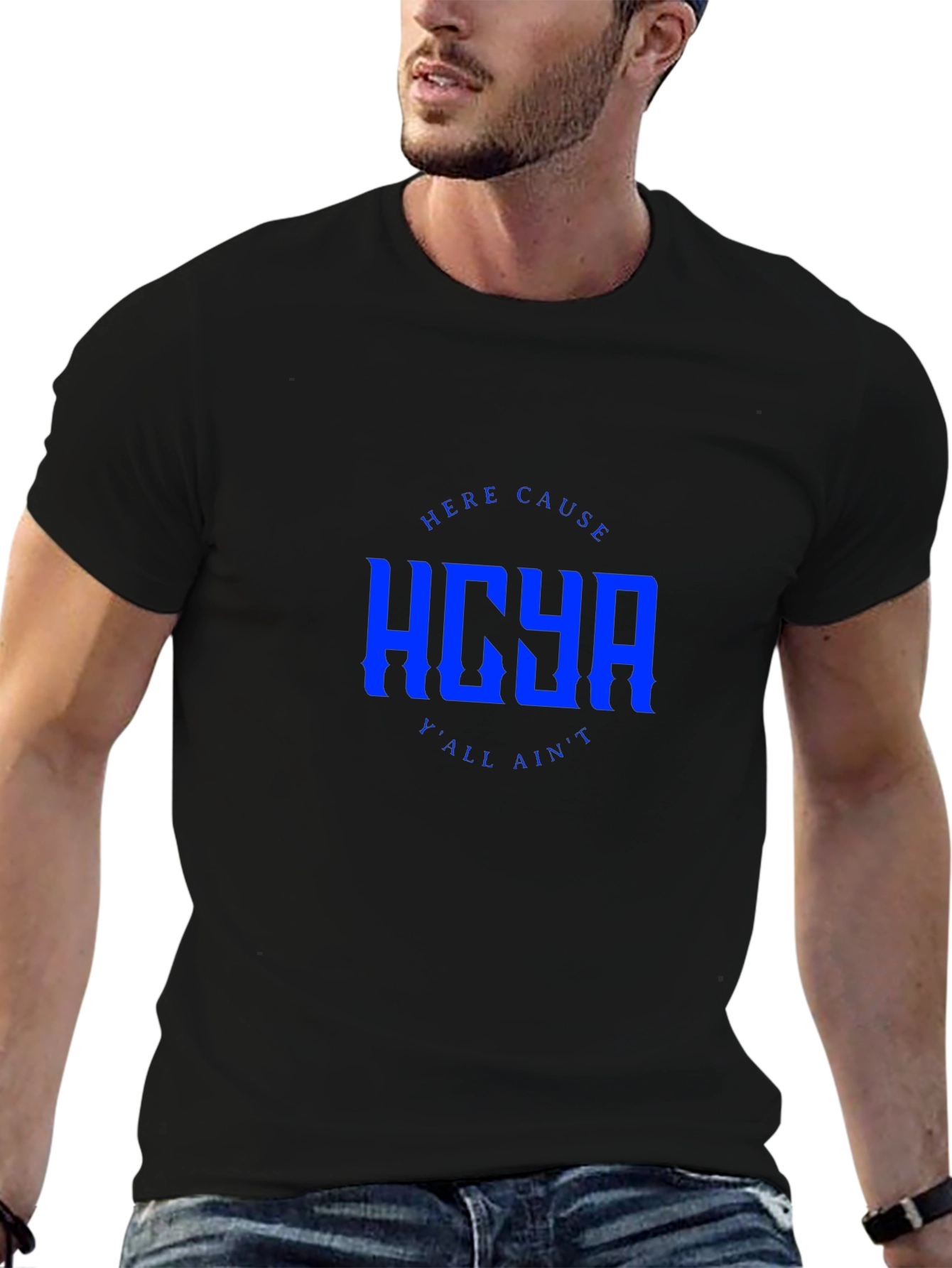HOYA Here Cause Yall Aint T-Shirt - Black