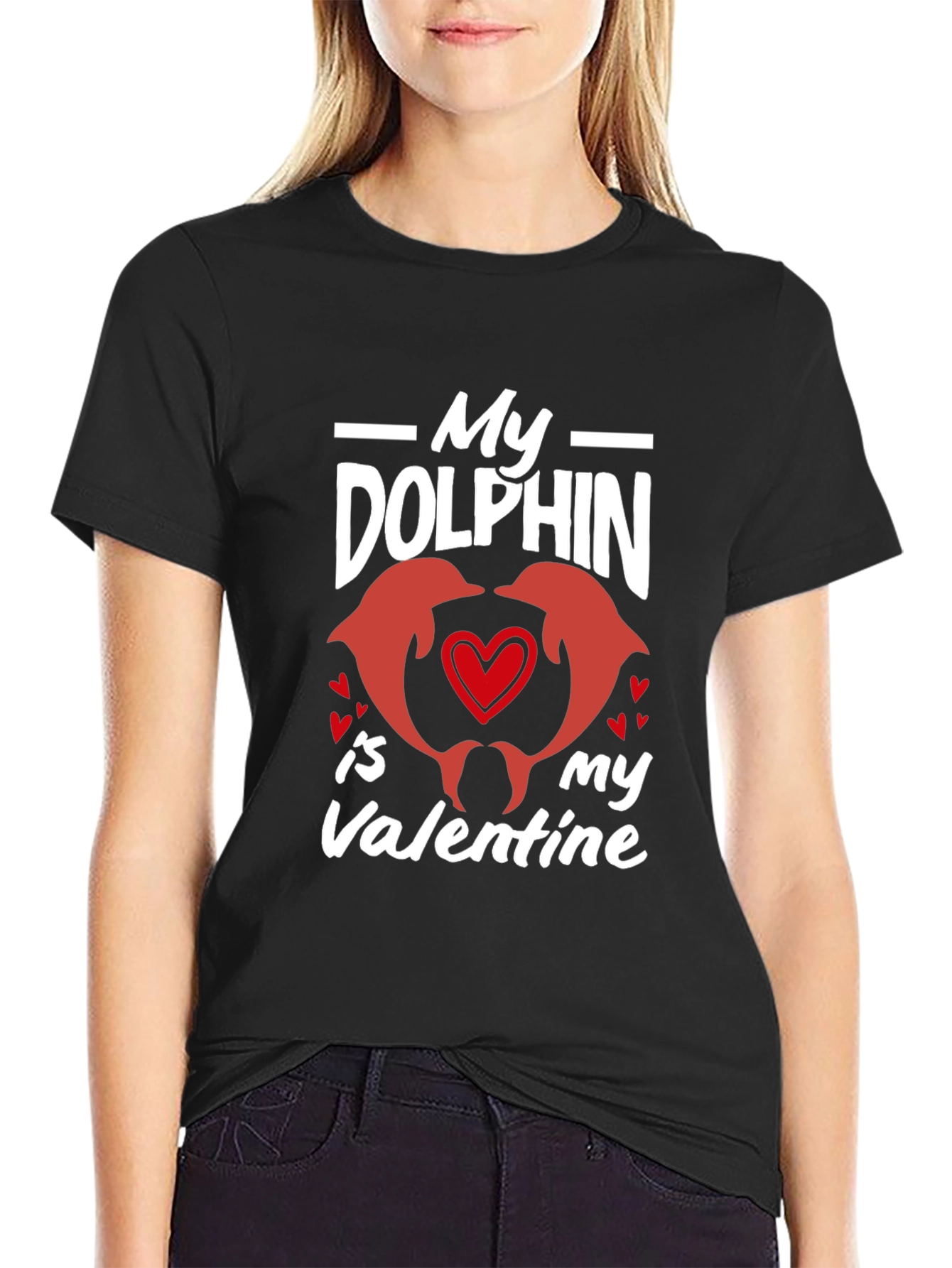 My Dolphin Is My Valentine T-Shirt