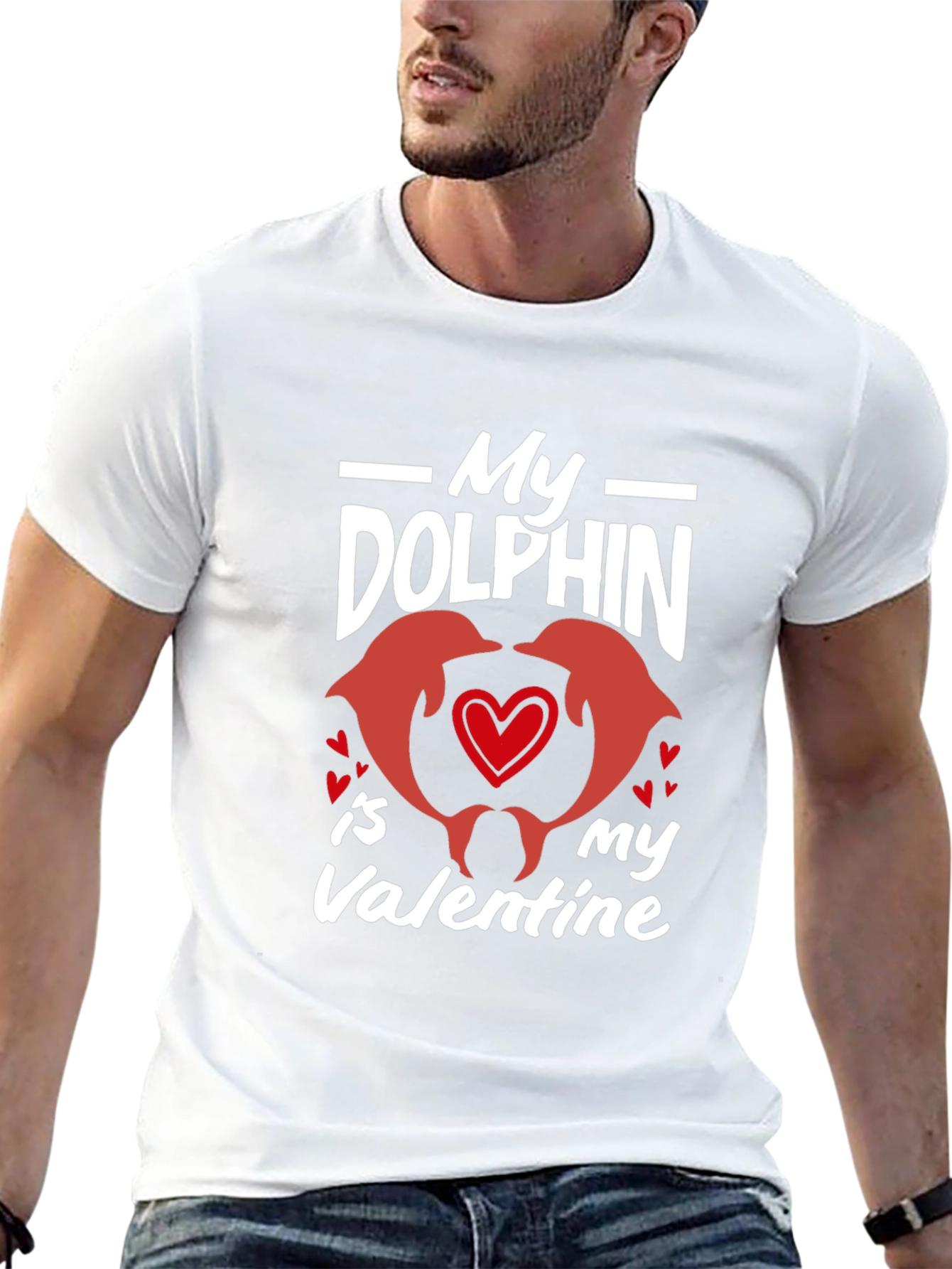 My Dolphin Is My Valentine T-Shirt