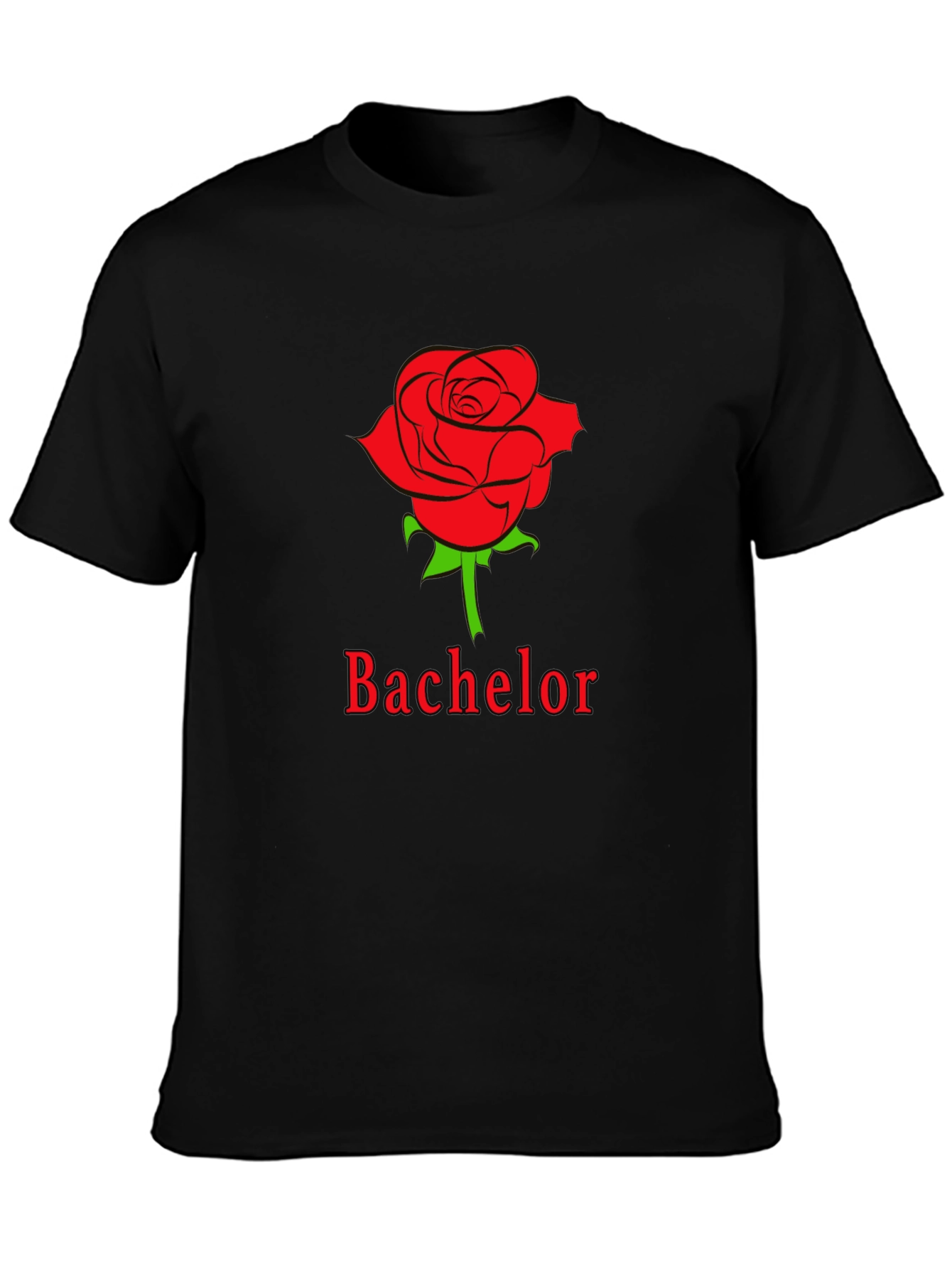 Bachelor Rose Graphic Tee - Stylish Casual Wear
