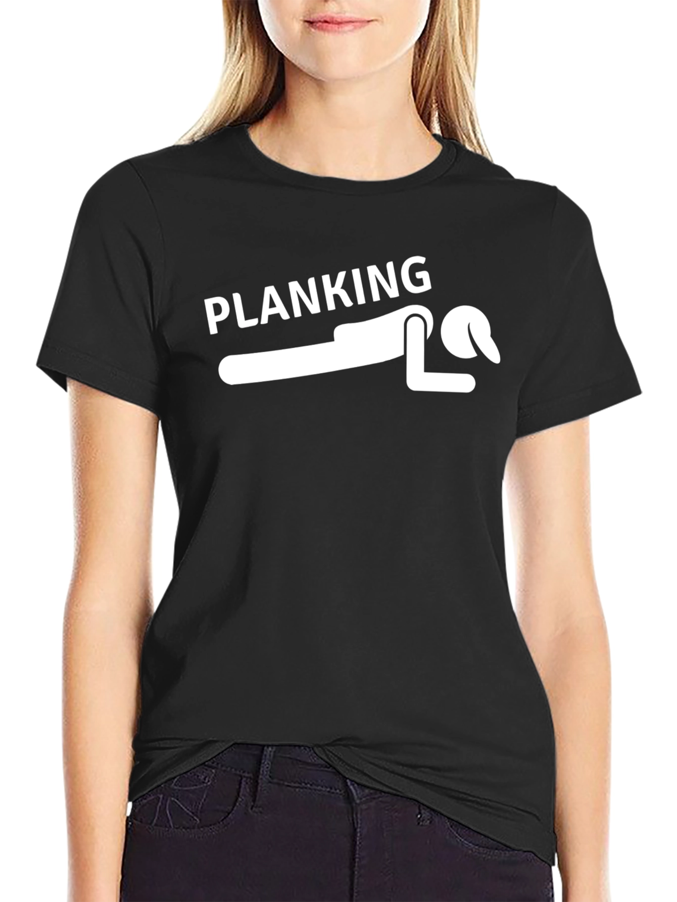 Planking Tee - Funny Graphic T-Shirt