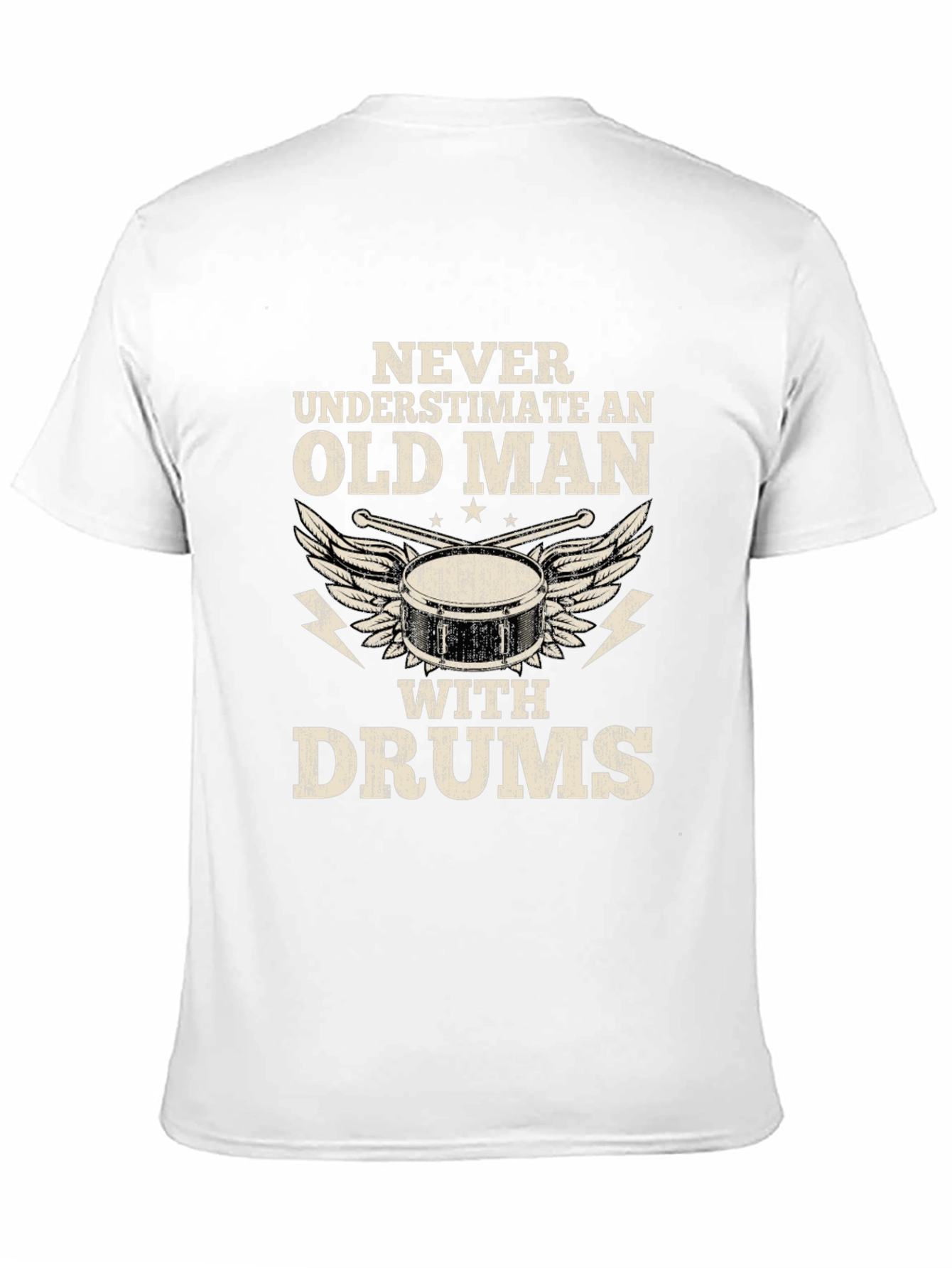 Old Man With Drums T-Shirt