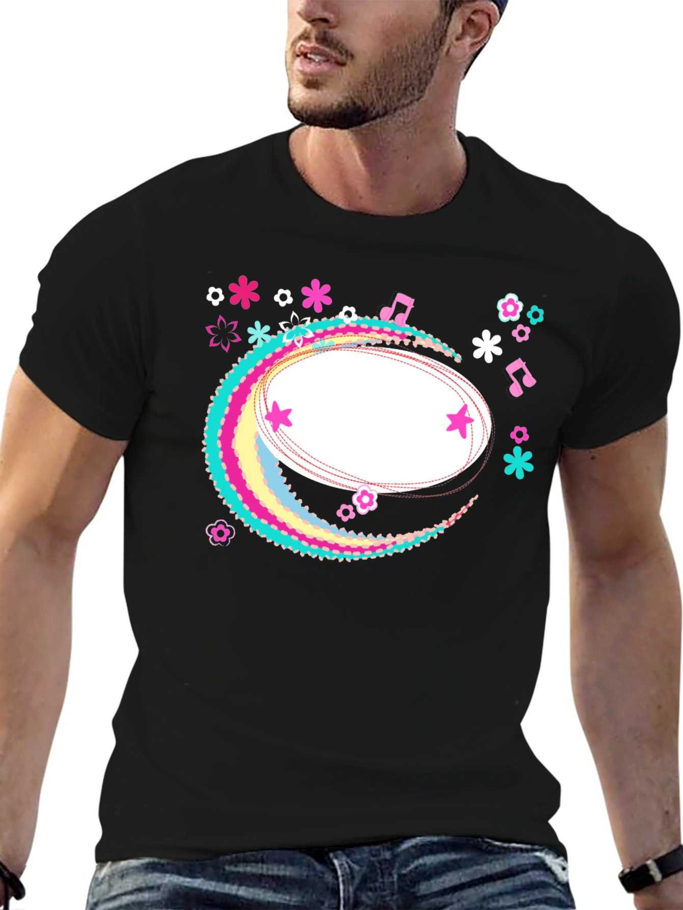 Funky Floral Graphic Tee