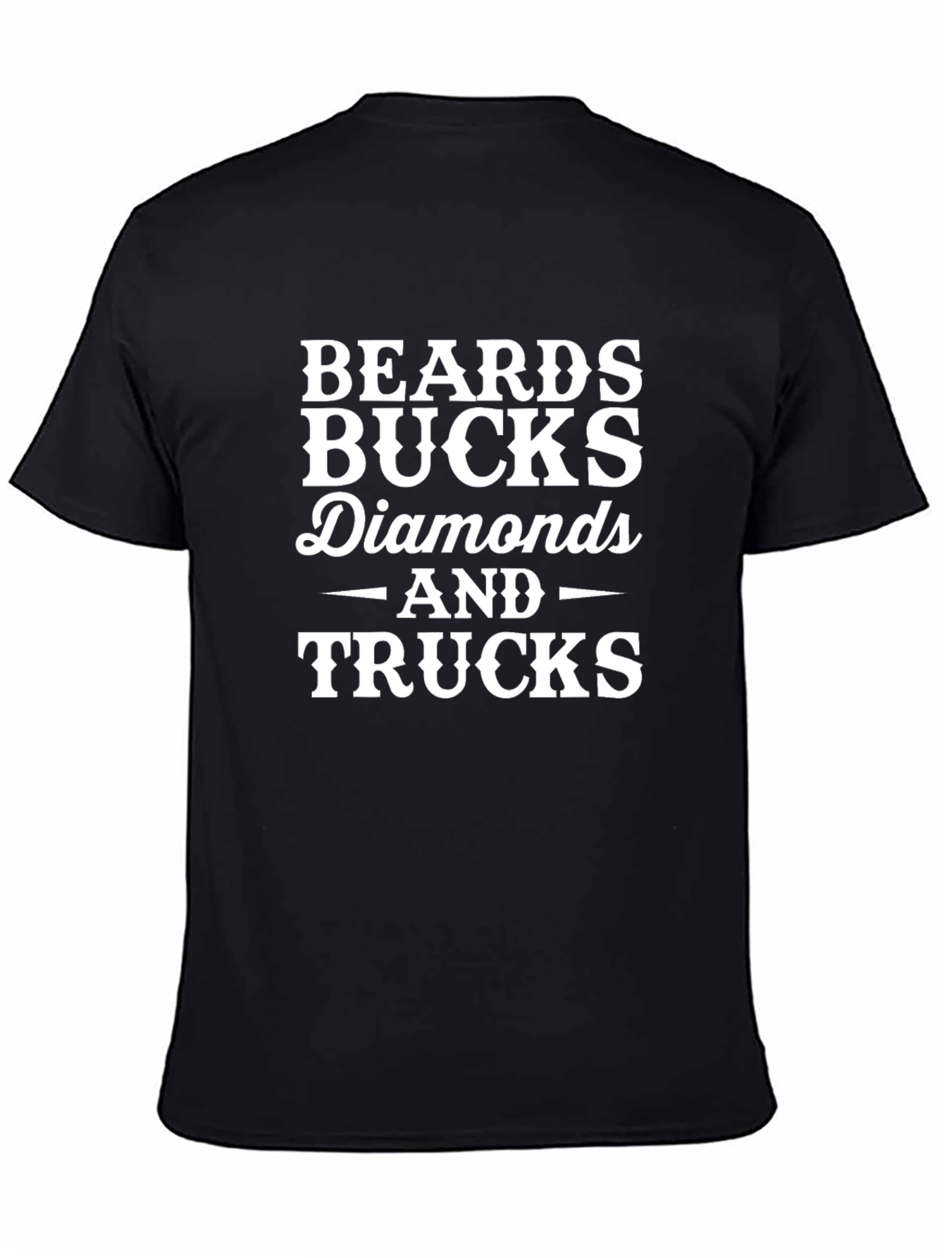 Beards Bucks Diamonds & Trucks Graphic Tee