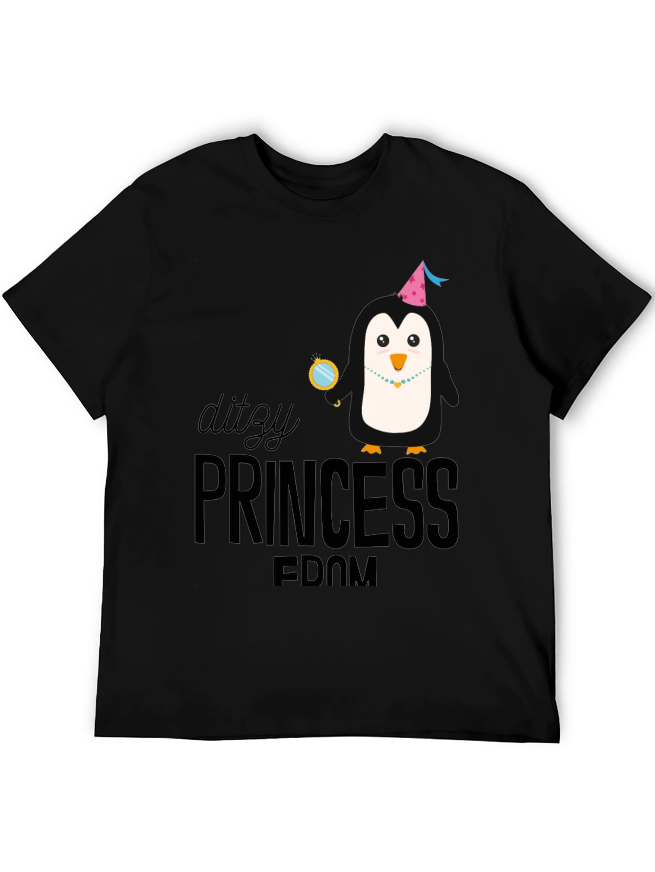 Ditzy Princess Penguin Graphic T-Shirt