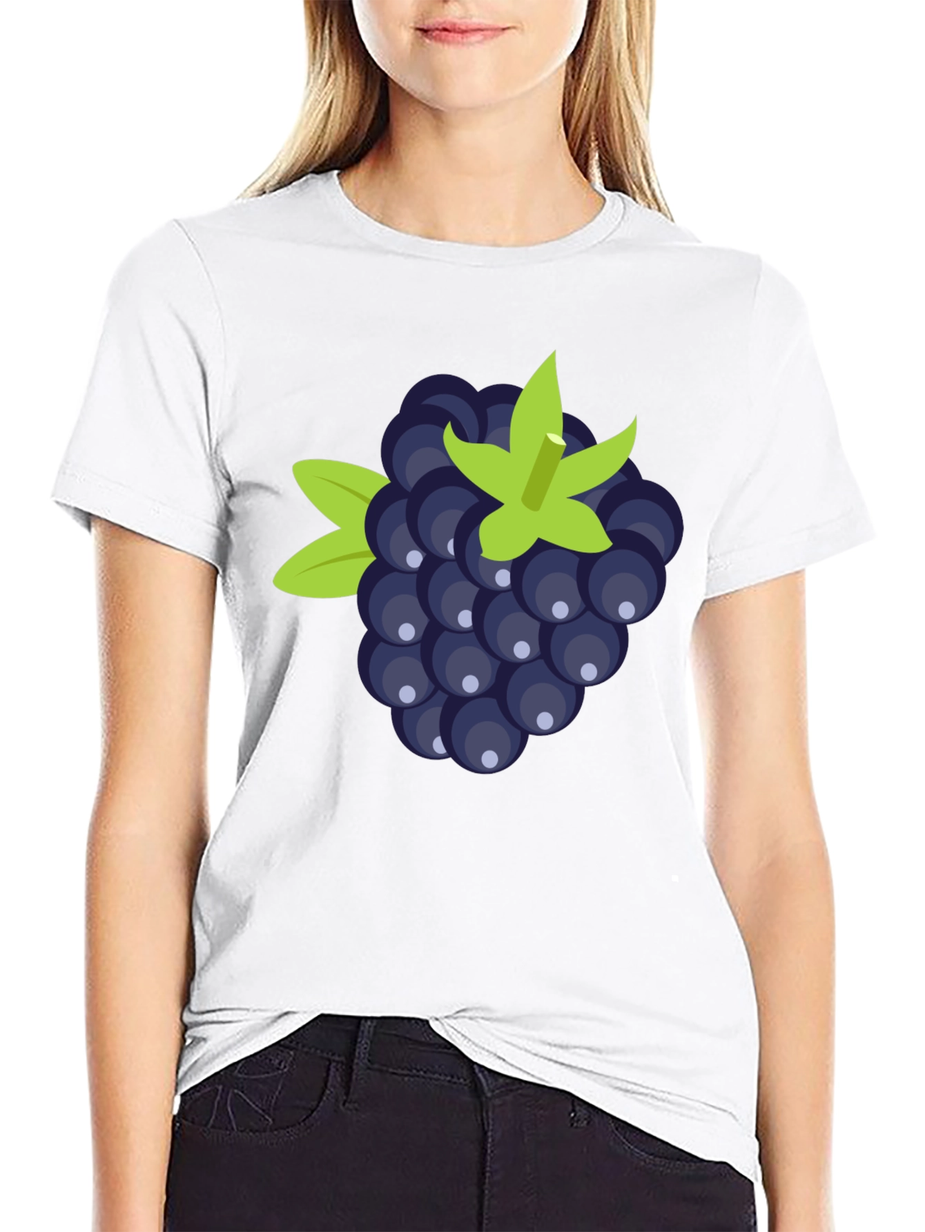 Blackberry Graphic Tee - Soft Cotton Blend