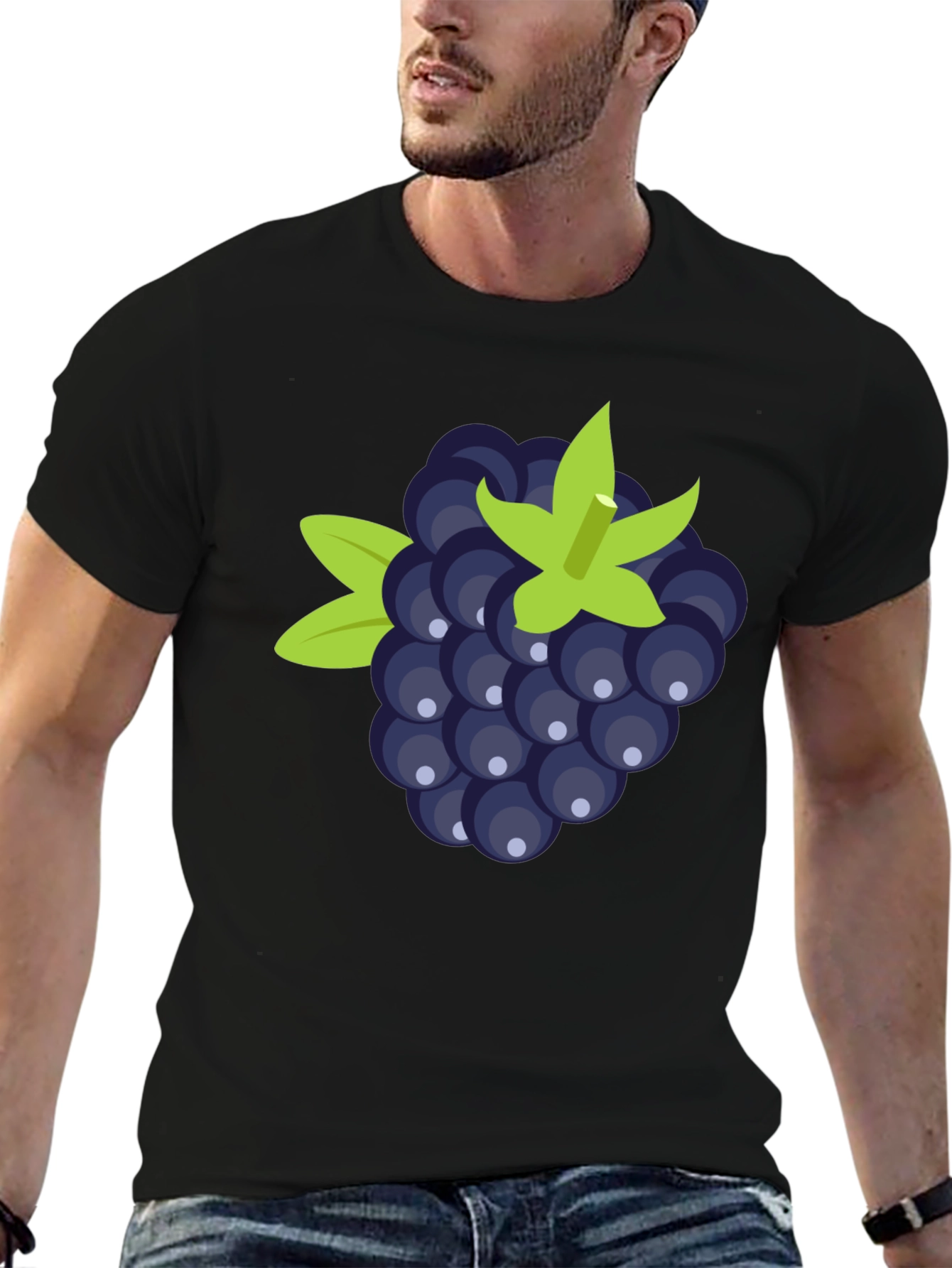 Blackberry Graphic Tee - Soft Cotton Blend