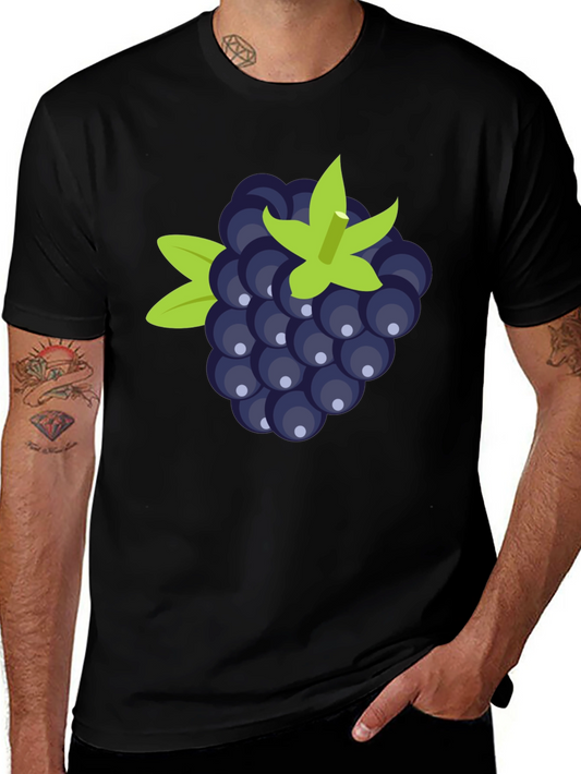 Blackberry Graphic Tee - Soft Cotton Blend