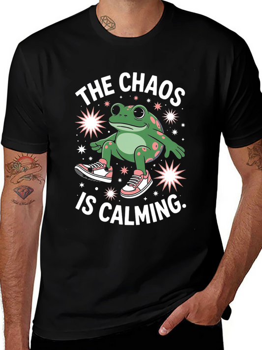 Chaos Calming Frog Graphic Tee