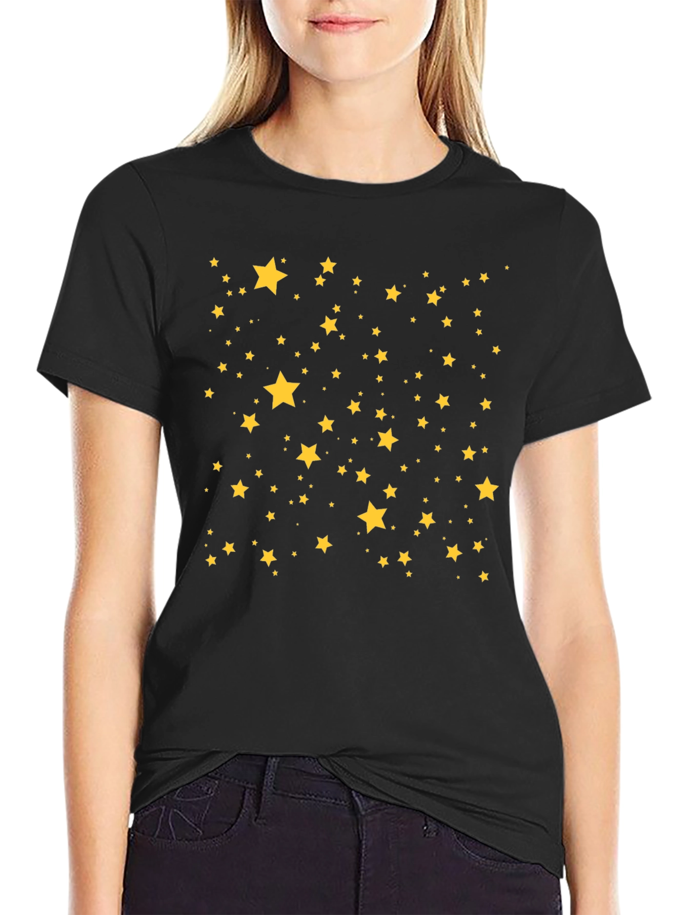 Starry Night Black Tee