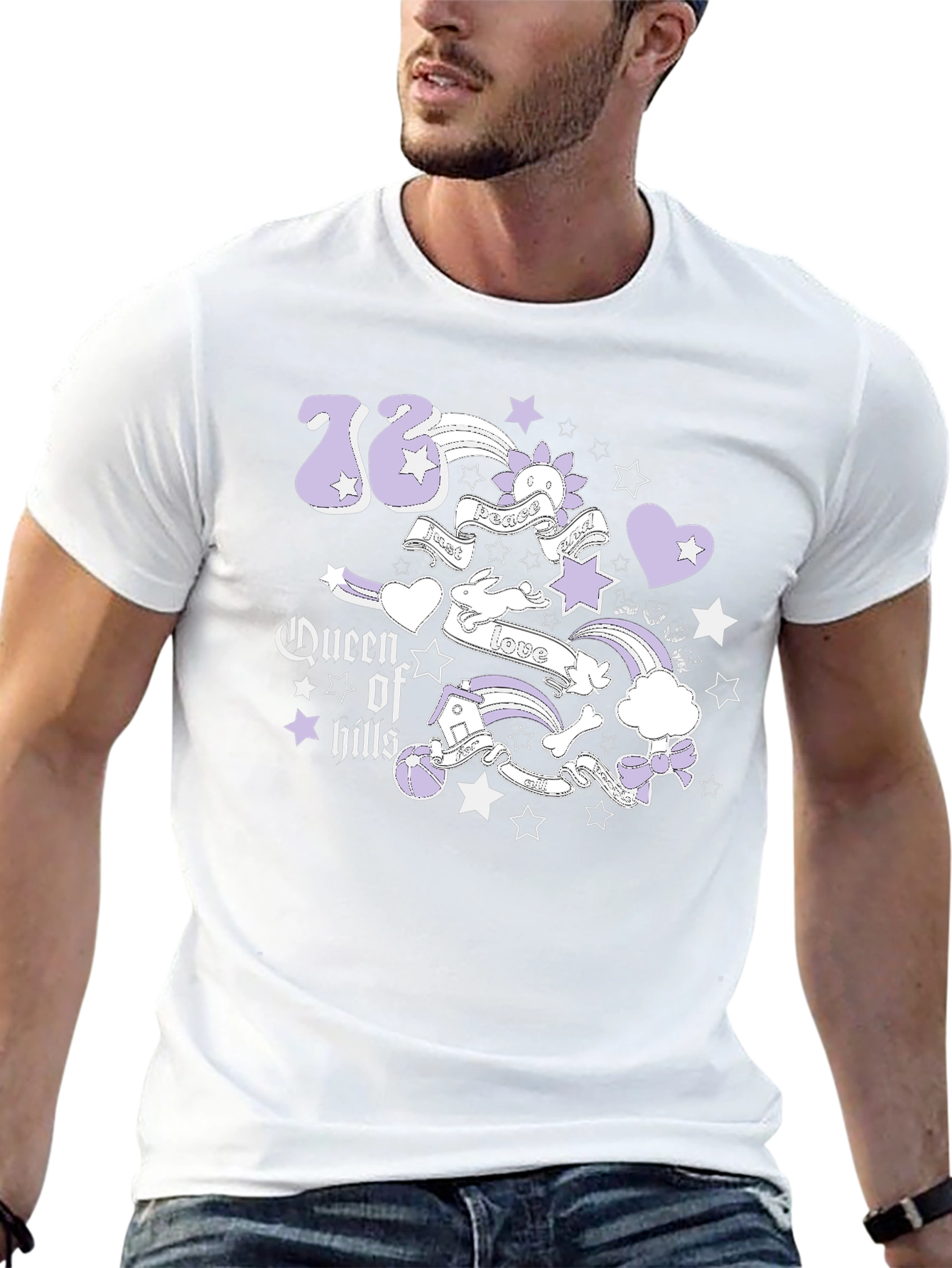 Queen of Hills Graphic Tee - Black