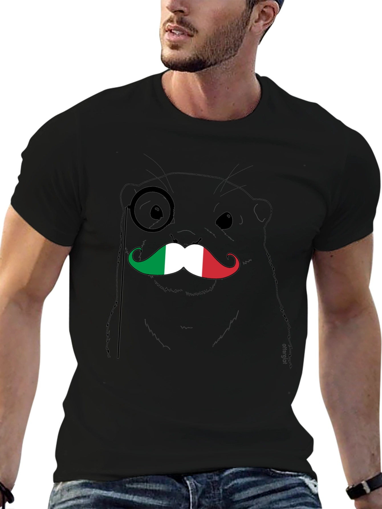 Italian Otter T-Shirt - Monocle & Mustache