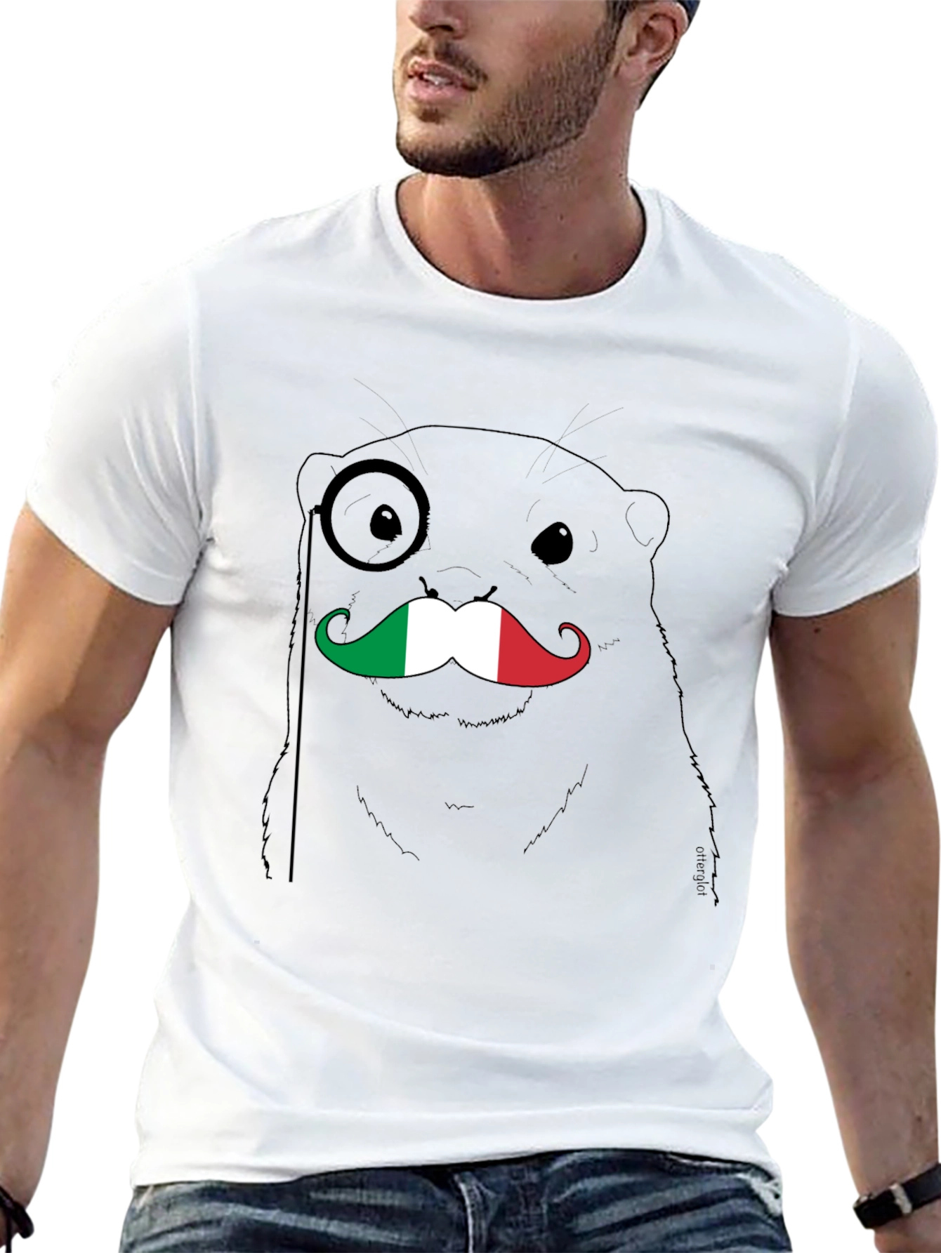 Italian Otter T-Shirt - Monocle & Mustache