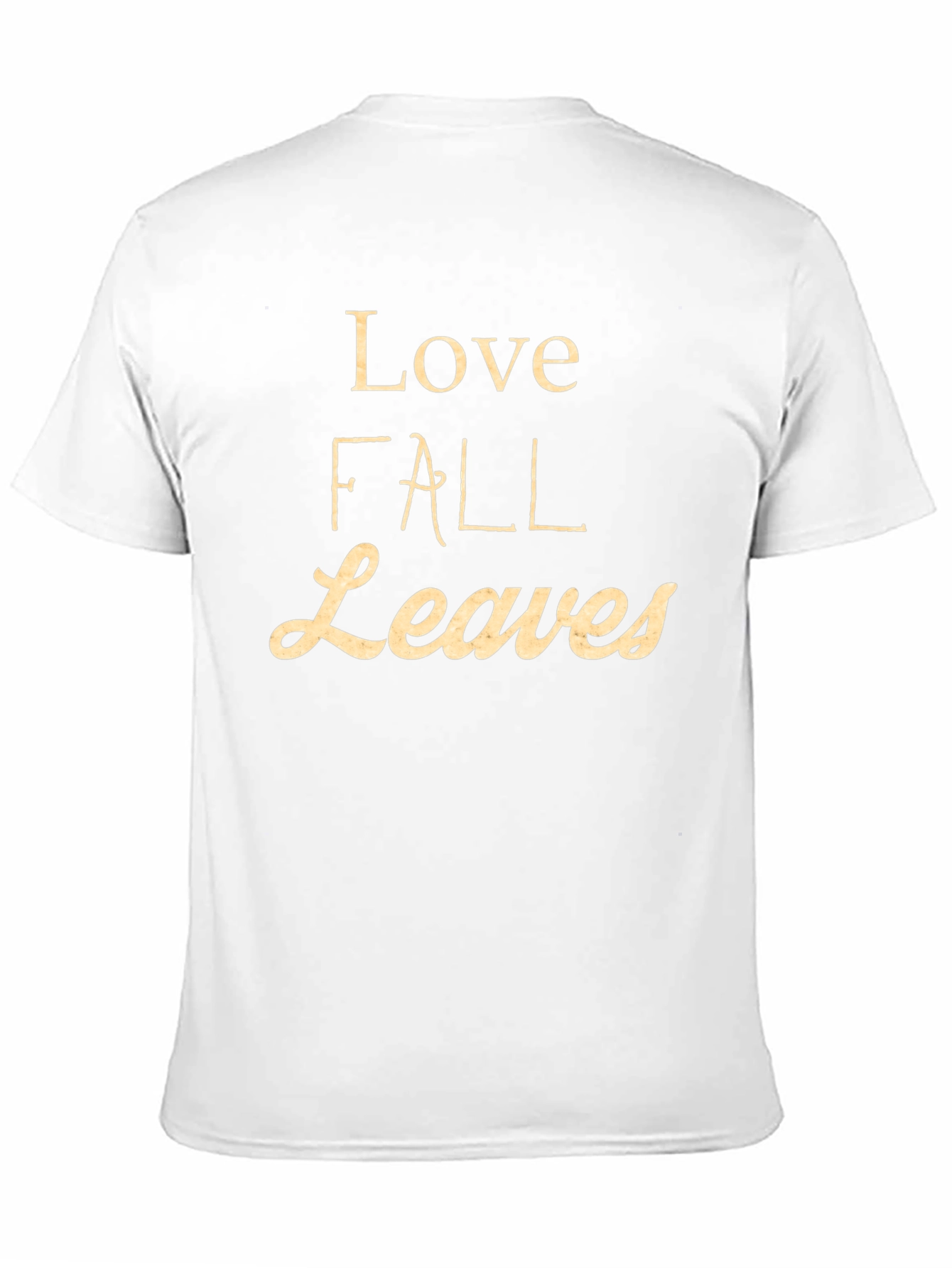 Love Fall Leaves Graphic Tee - Black T-Shirt