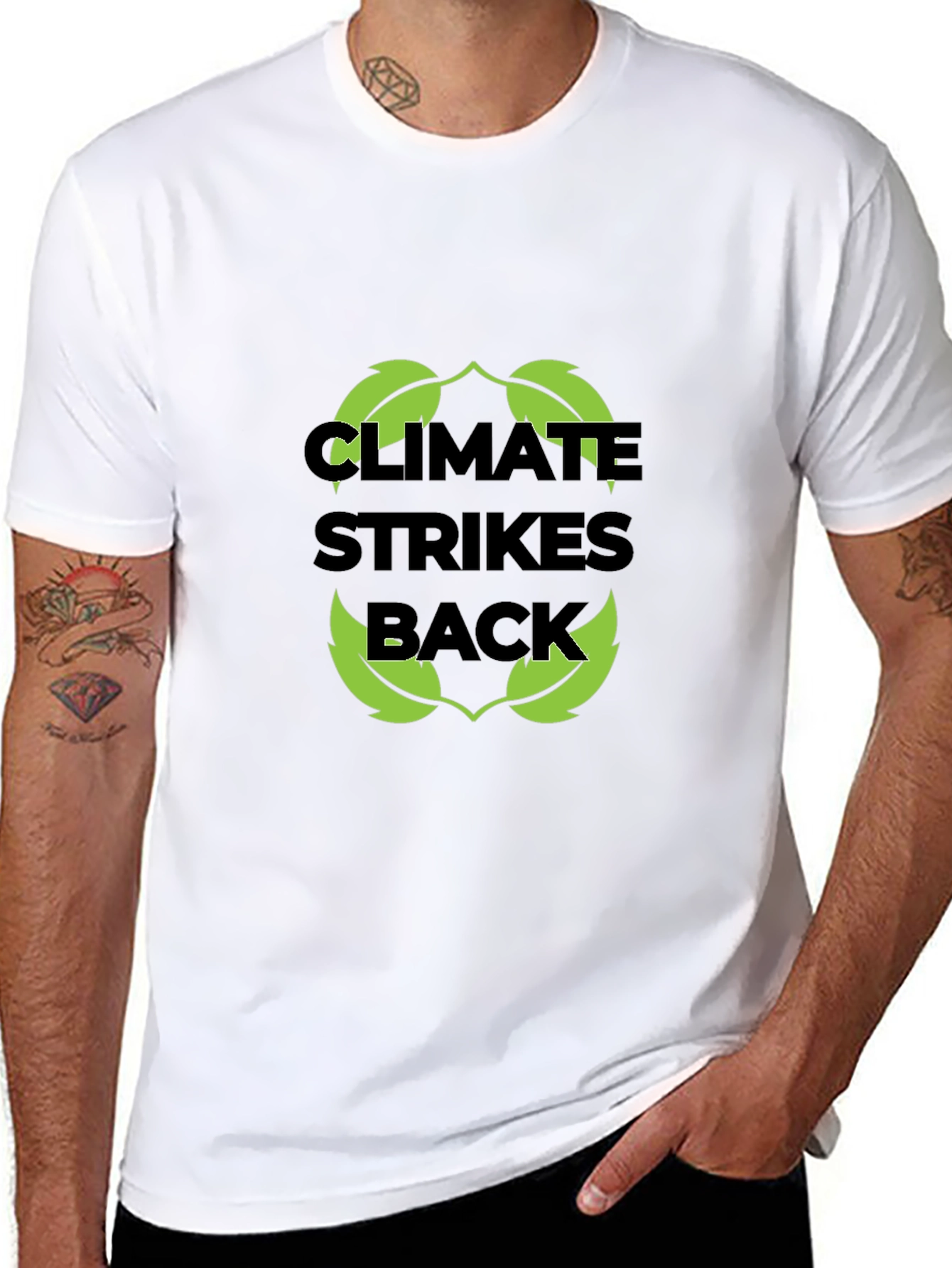 Climate Strikes Back T-Shirt - Eco-Friendly Design